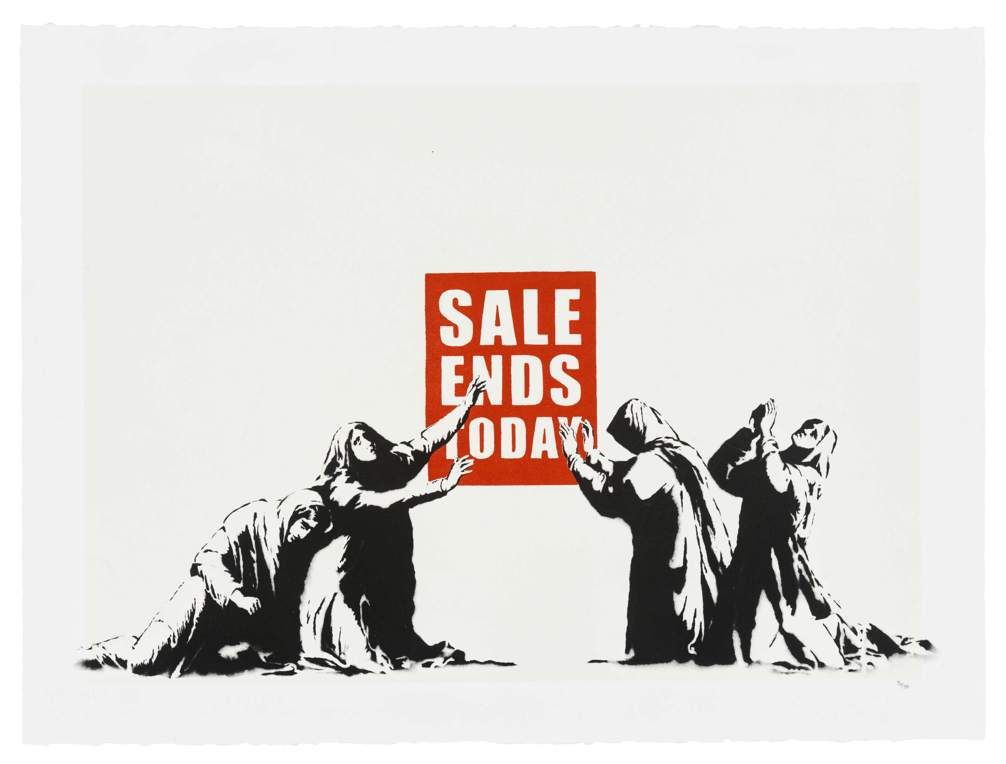 Banksy — Распродажа заканчивается (издание в Лос-Анджелесе)