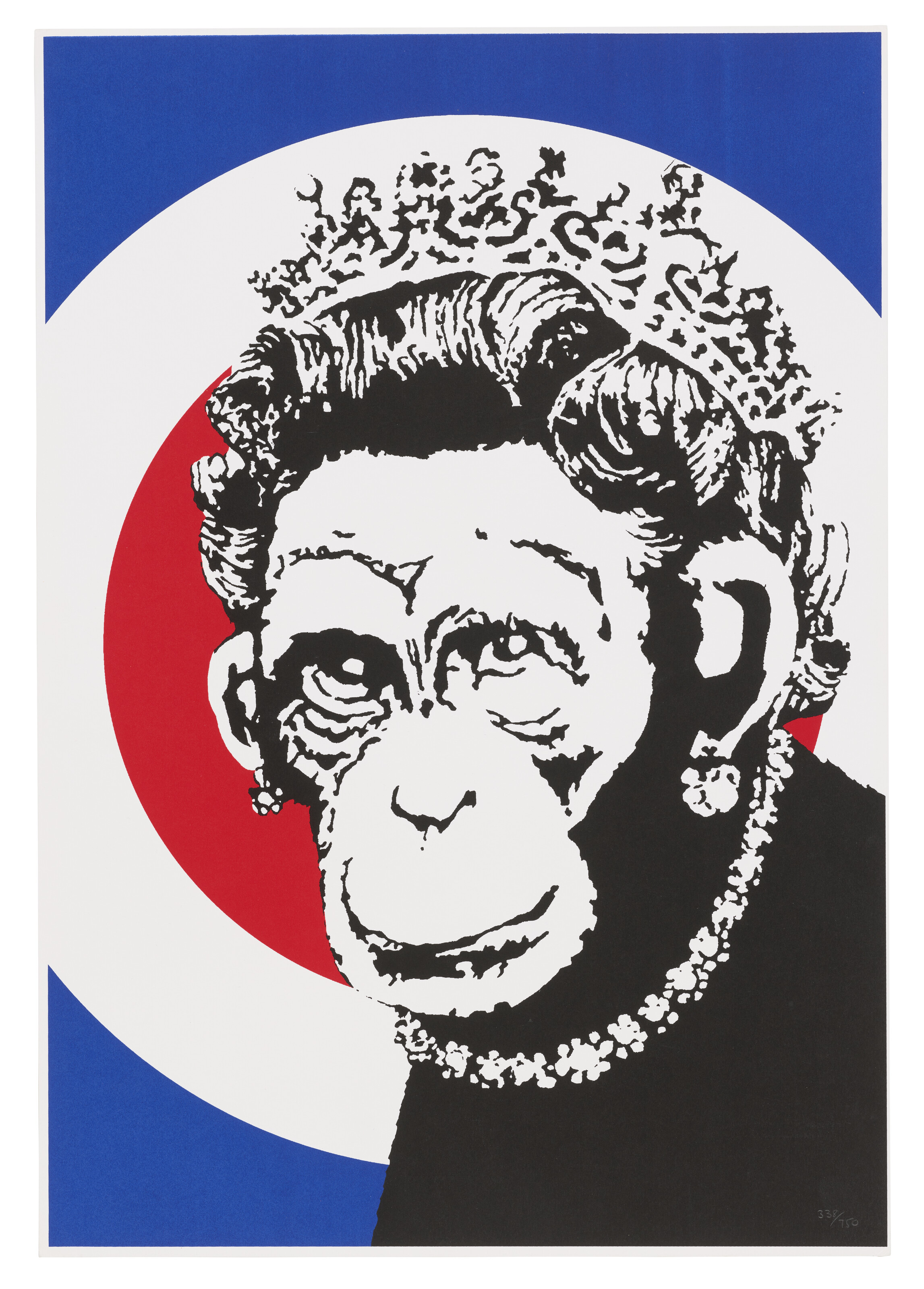 Banksy — Королева обезьян