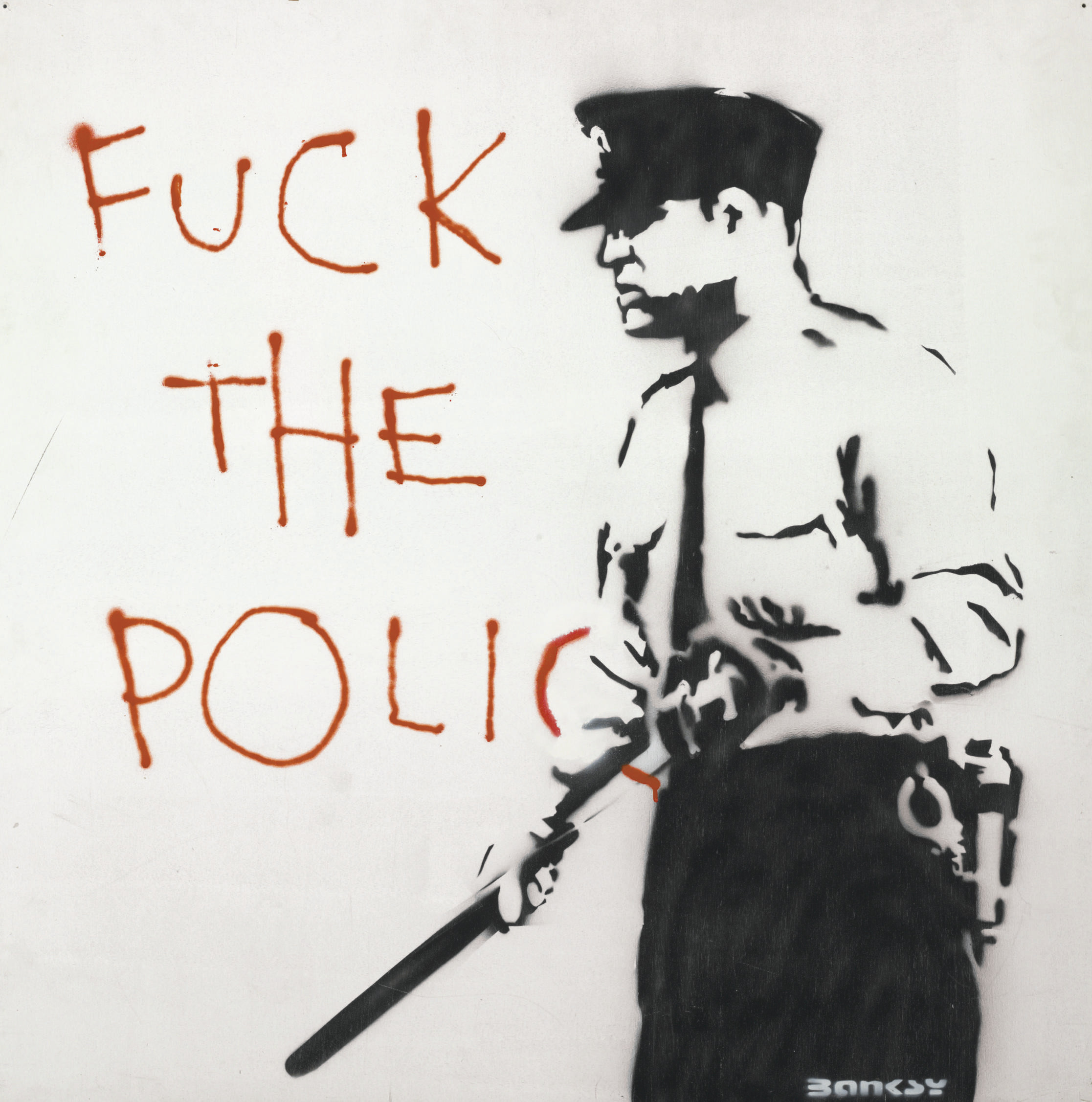 Banksy — Без названия (К черту полицию)