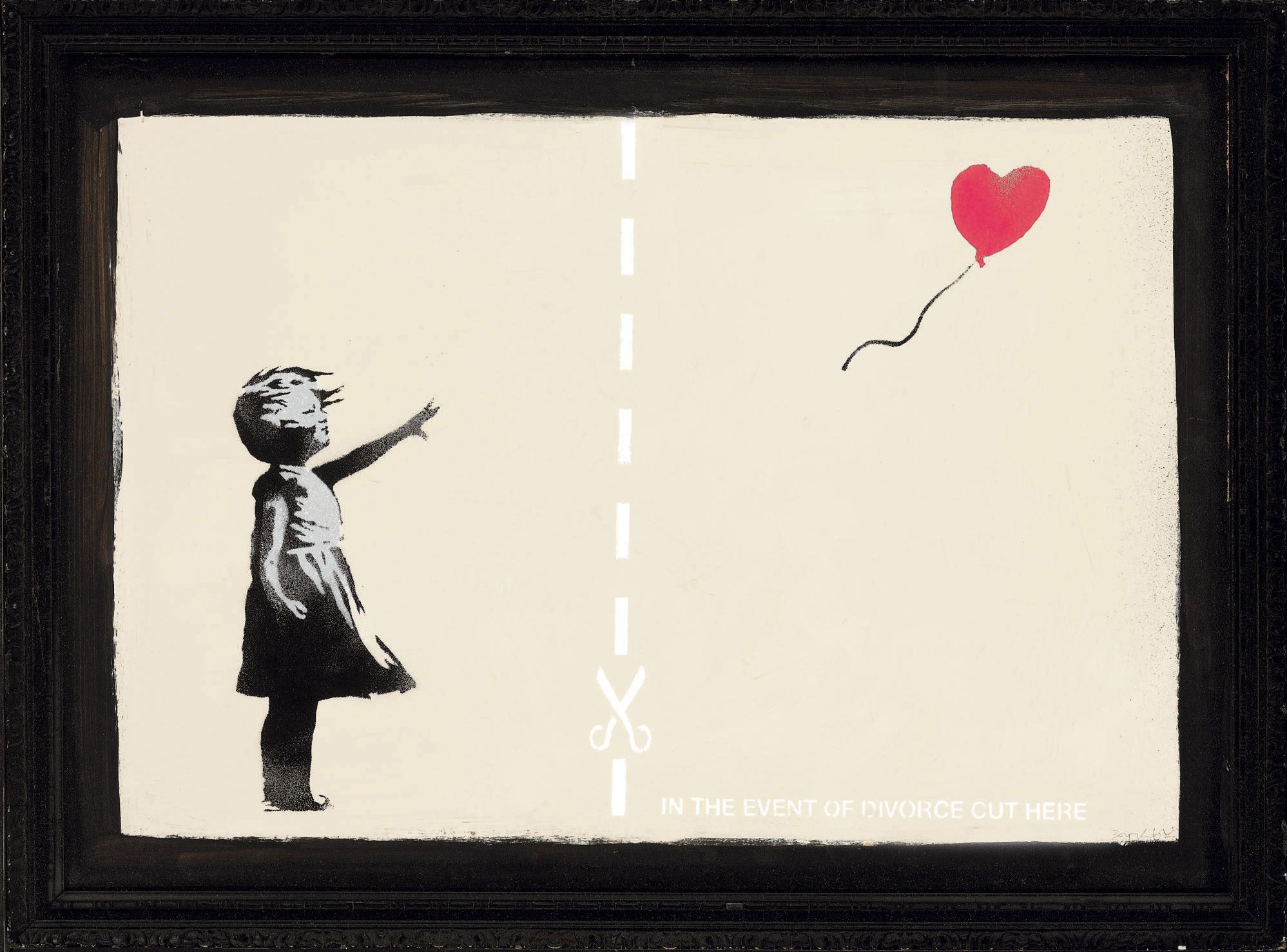 Banksy — В случае развода Сократите здесь