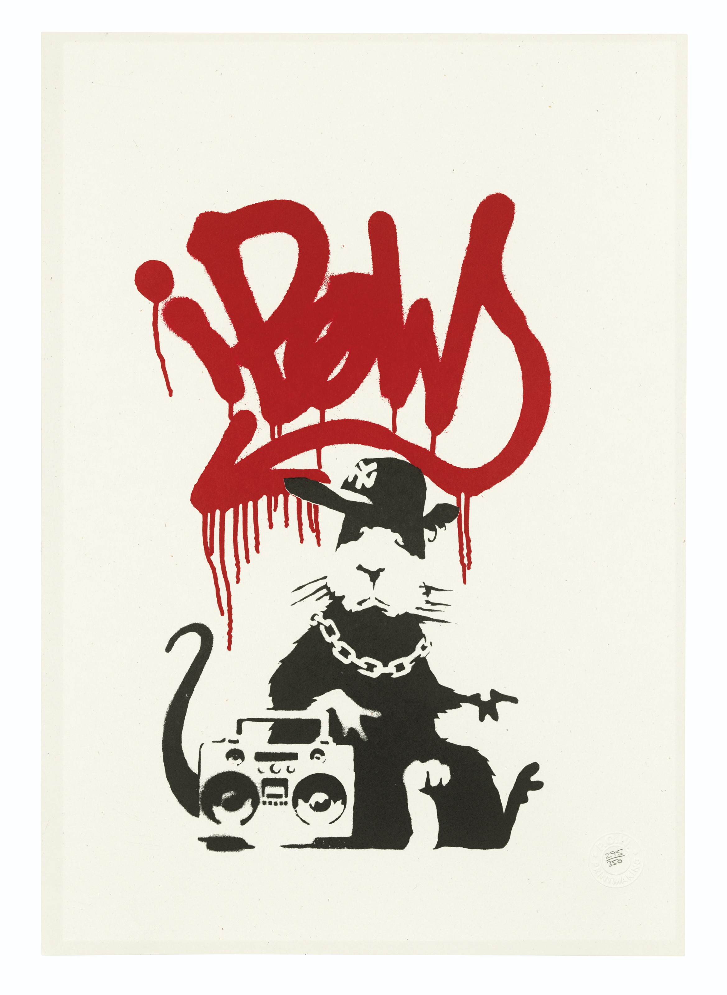 Banksy — Крыса-гангстер, изображение 2