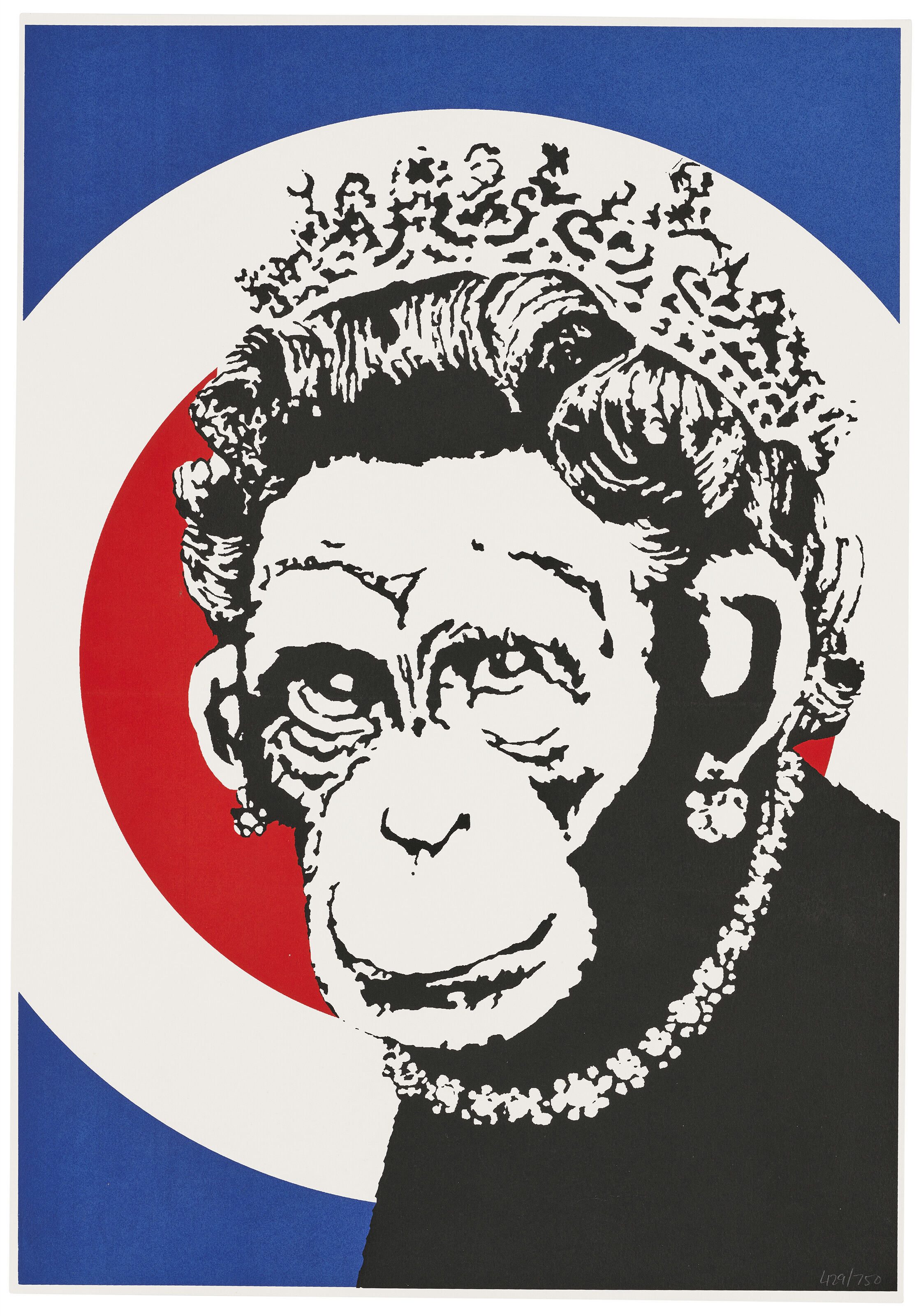 Banksy — Королева обезьян