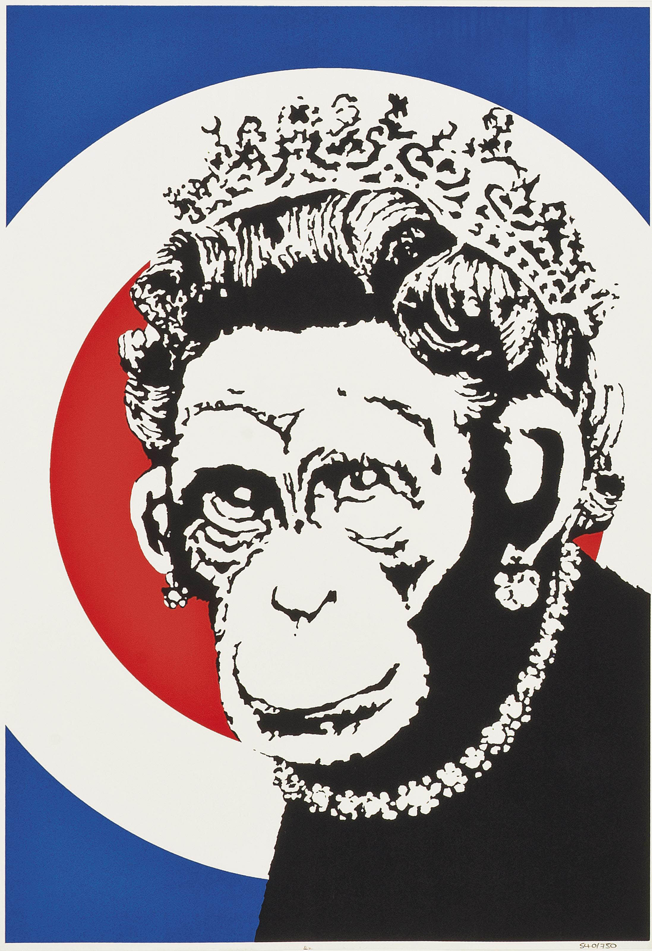 Banksy — Королева обезьян