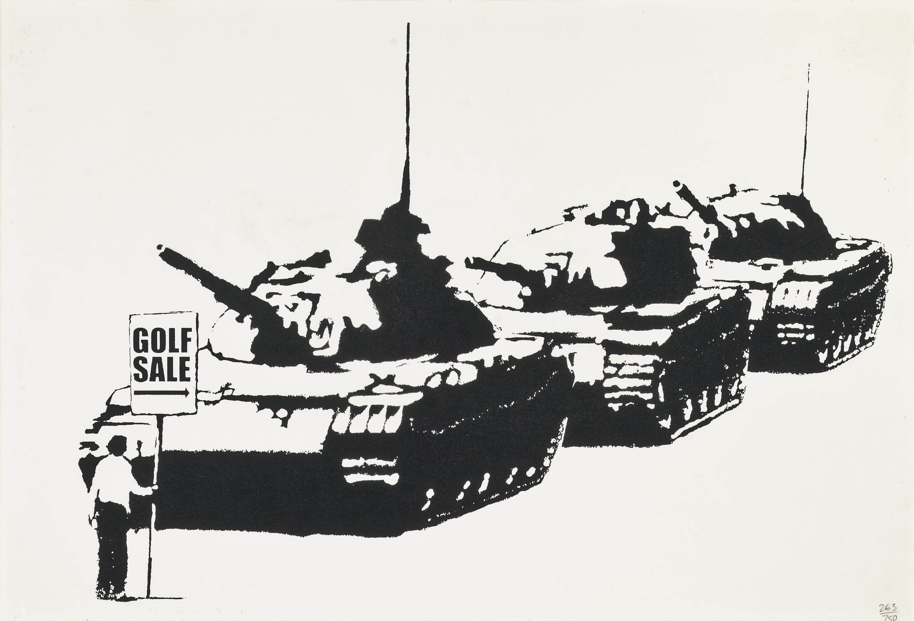 Banksy — Распродажа гольфа