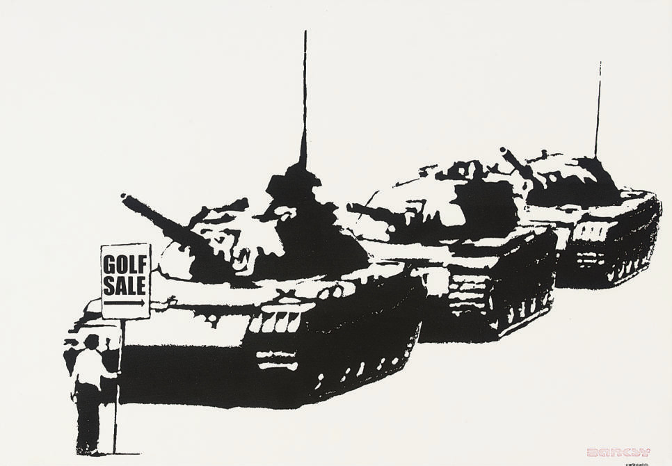 Banksy — Продажа гольфа