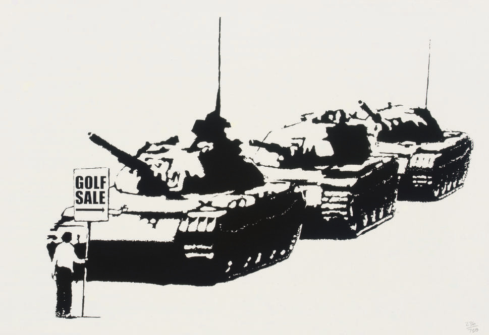 Banksy — Продажа гольфа