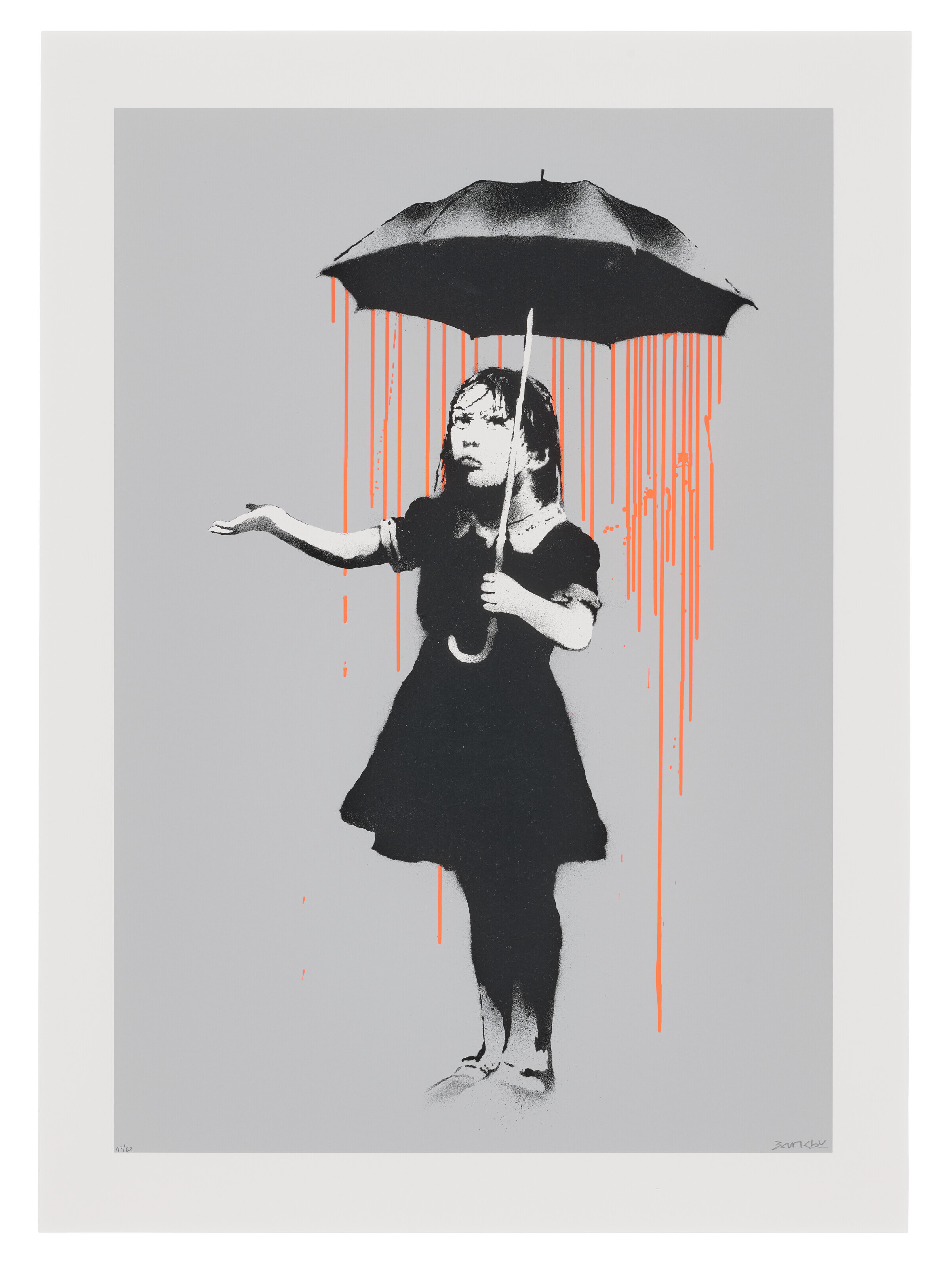 Banksy — NOLA AP (от темно-оранжевого до светло-оранжевого дождя)