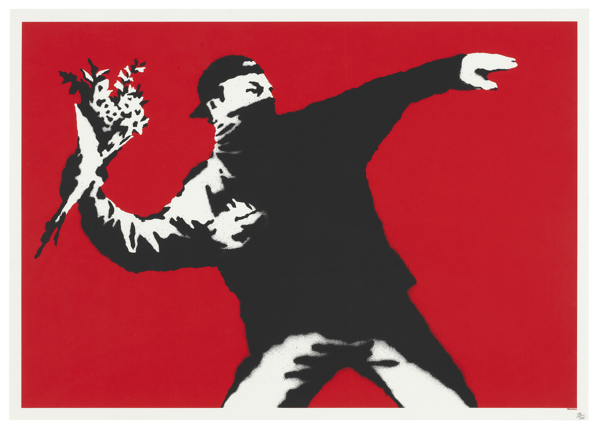 Banksy — Любовь витает в воздухе
