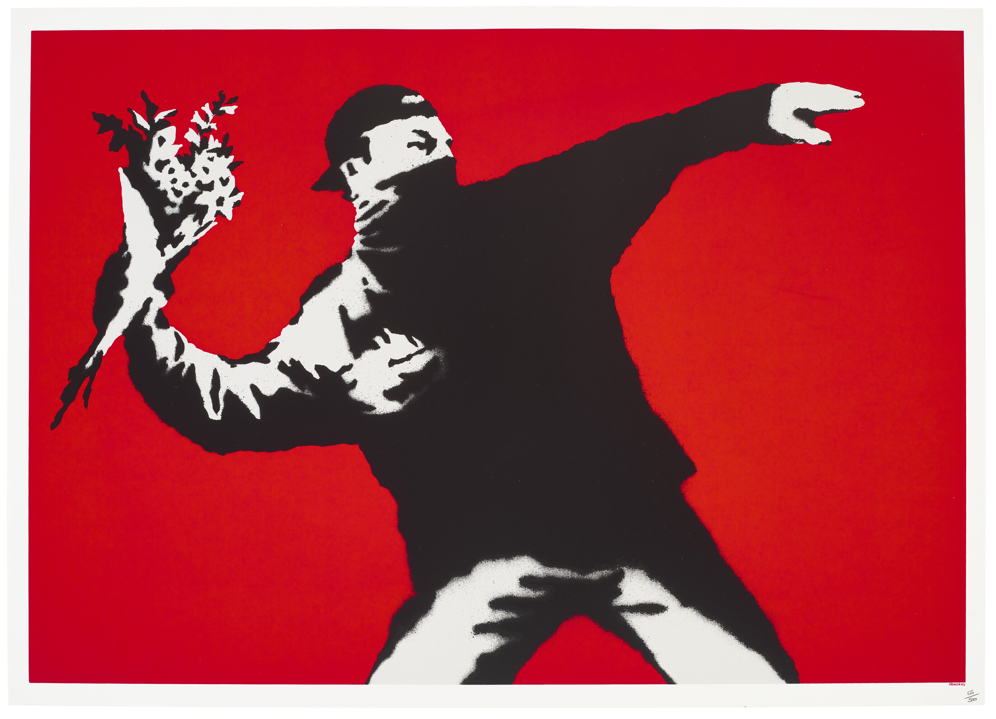 Banksy — Любовь витает в воздухе