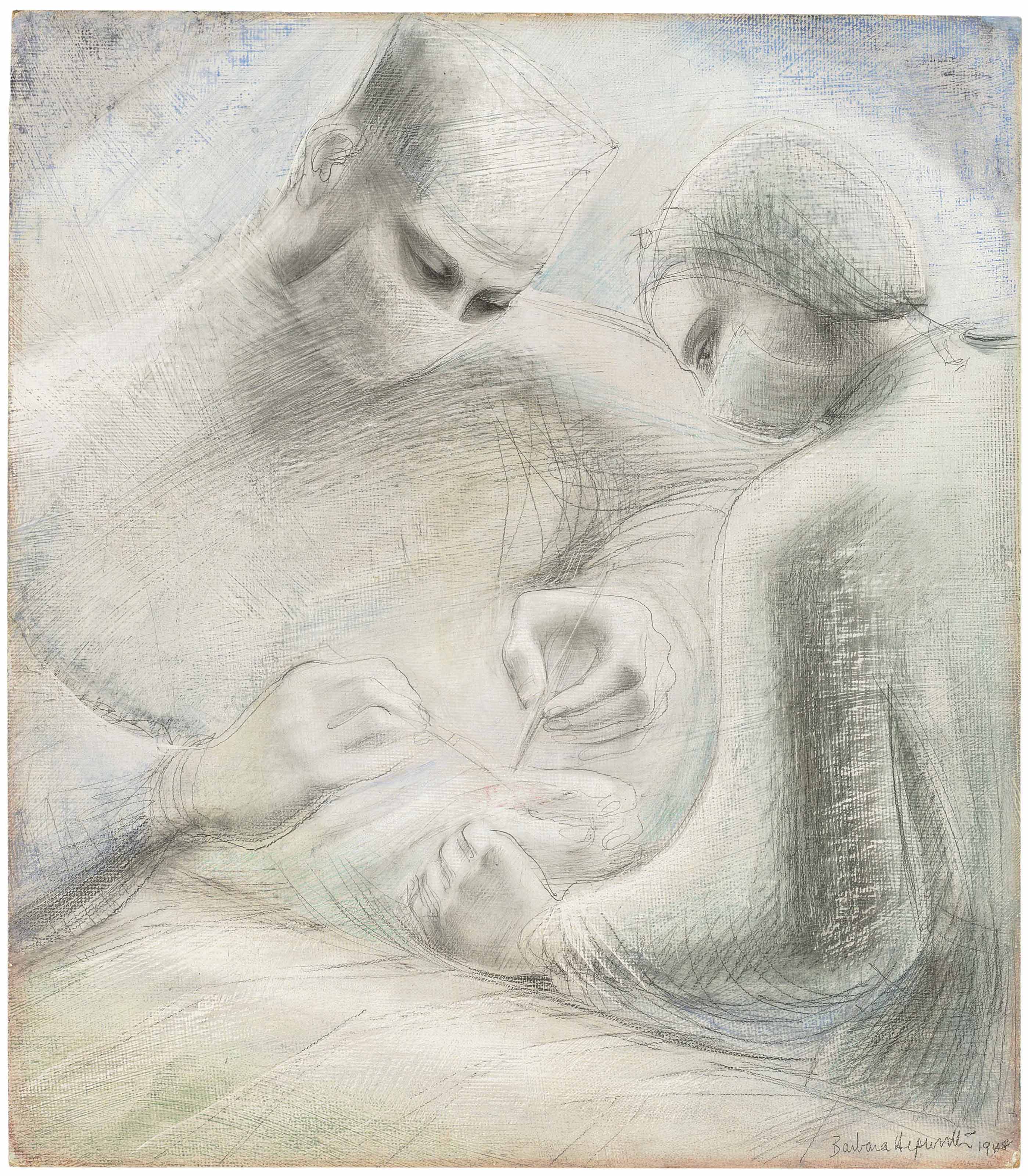 Barbara Hepworth — Дуэт-хирург и сестра
