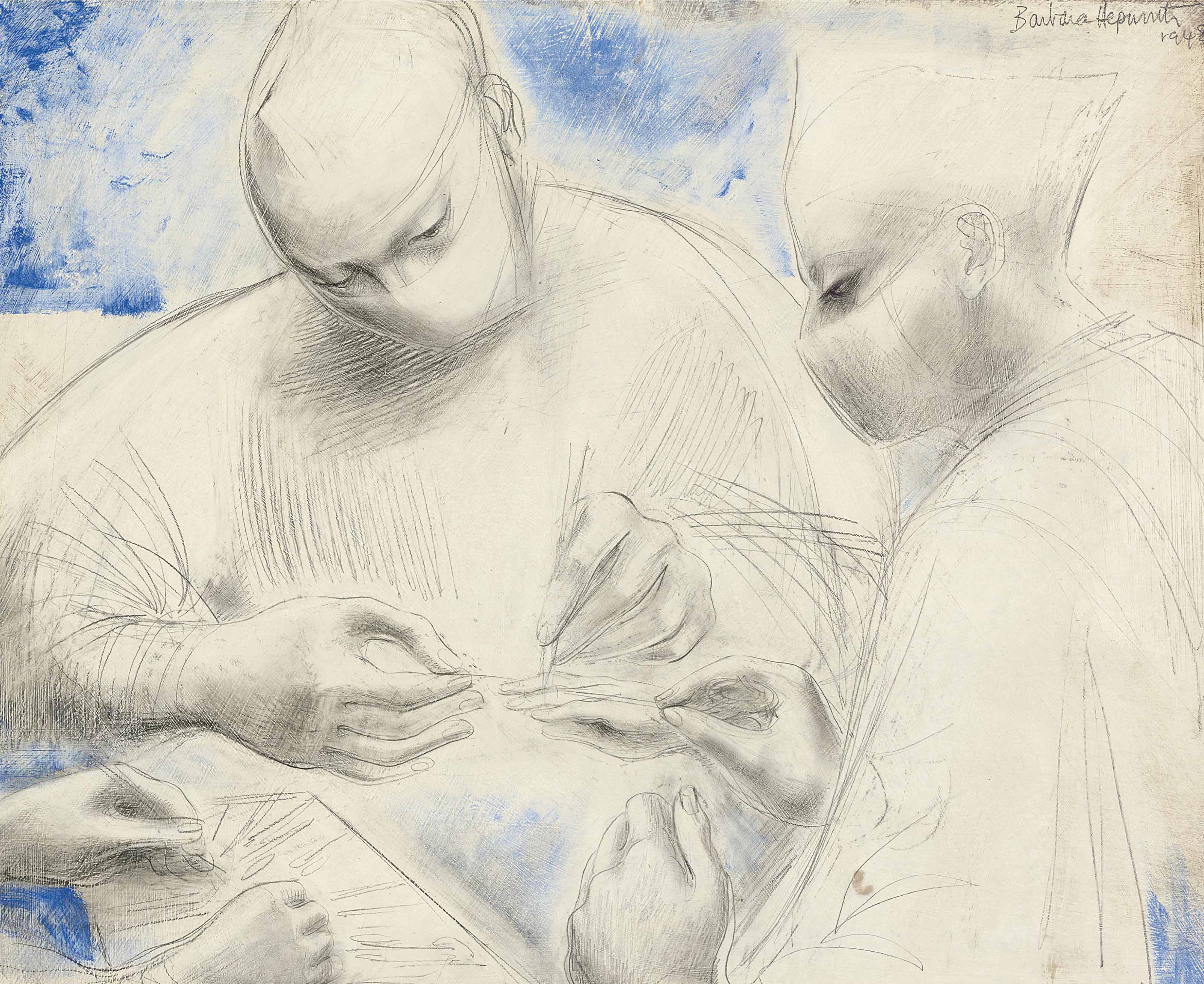 Barbara Hepworth — Трио (пересадка сухожилия)
