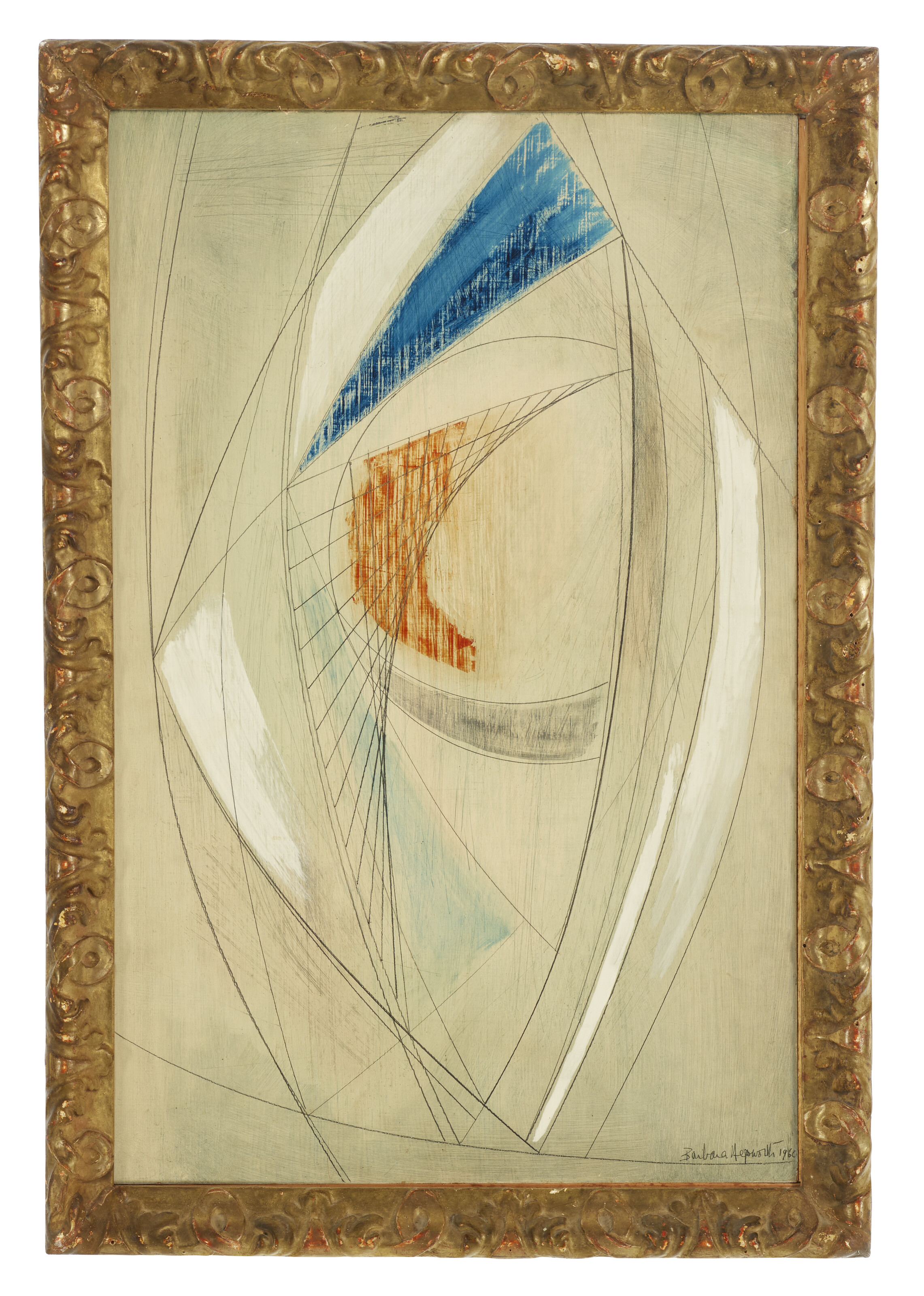 Barbara Hepworth — Поворотная форма (синяя), изображение 2