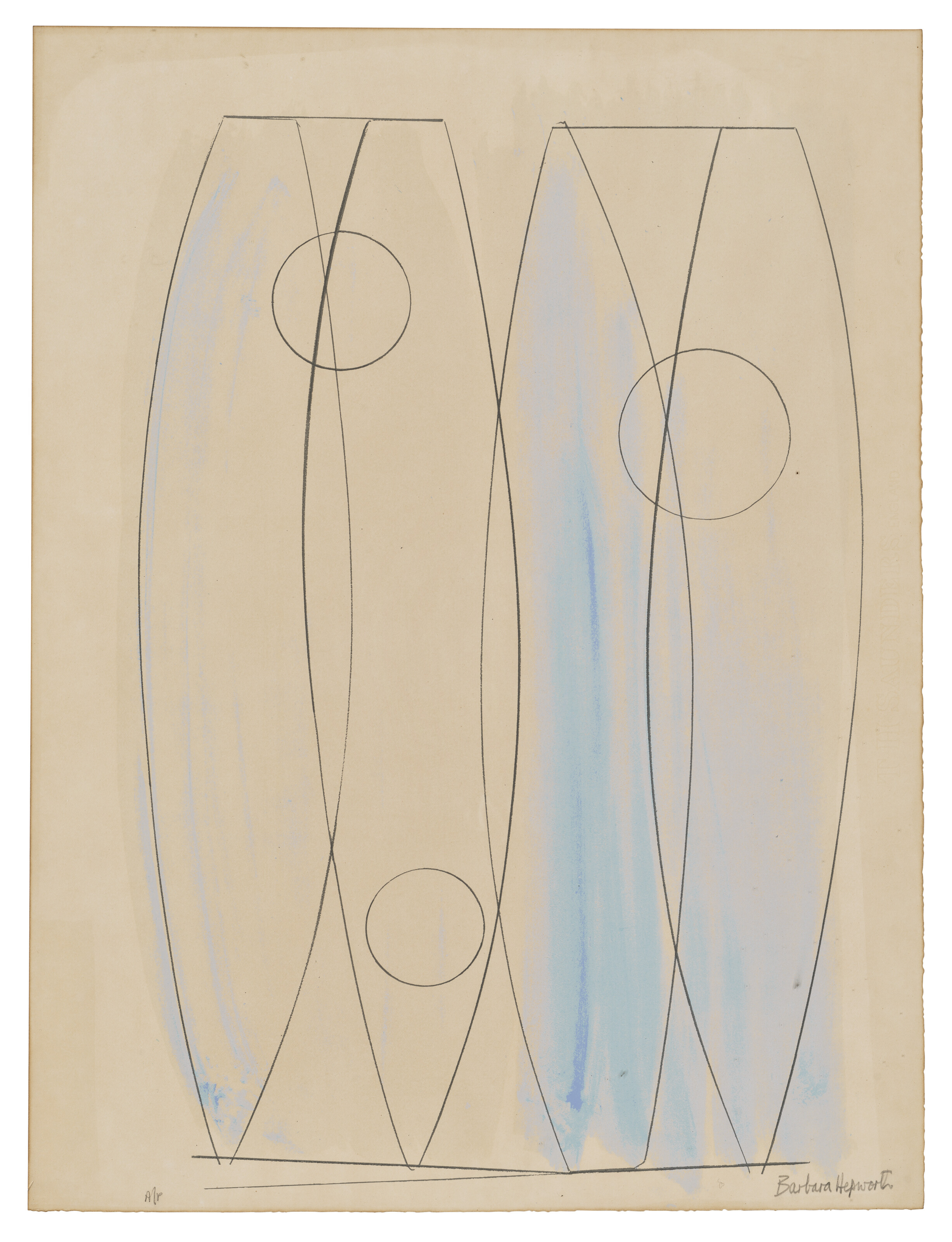 Barbara Hepworth — Декабрьские формы, из: Противоположные формы