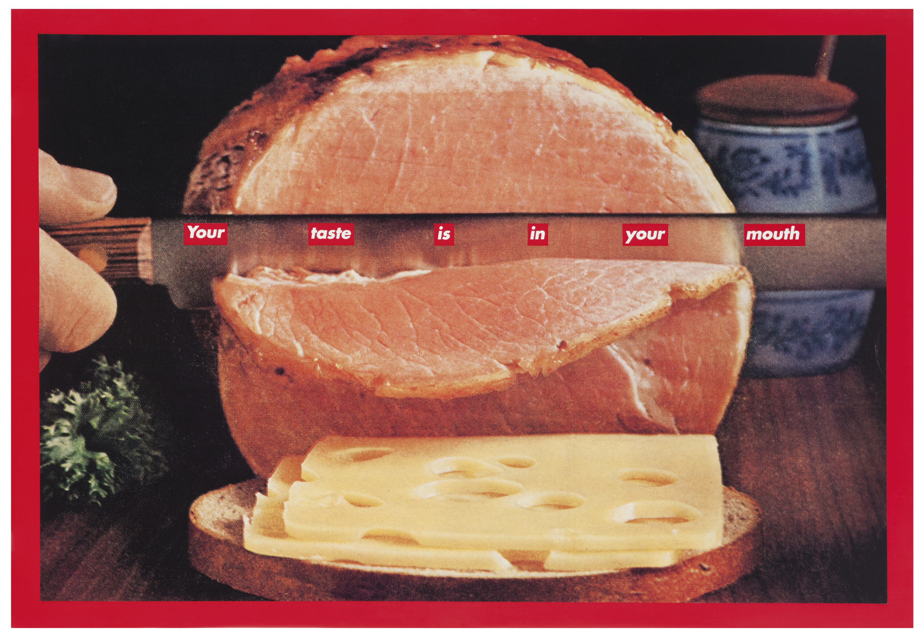 Barbara Kruger — Без названия (Твой вкус у тебя во рту)