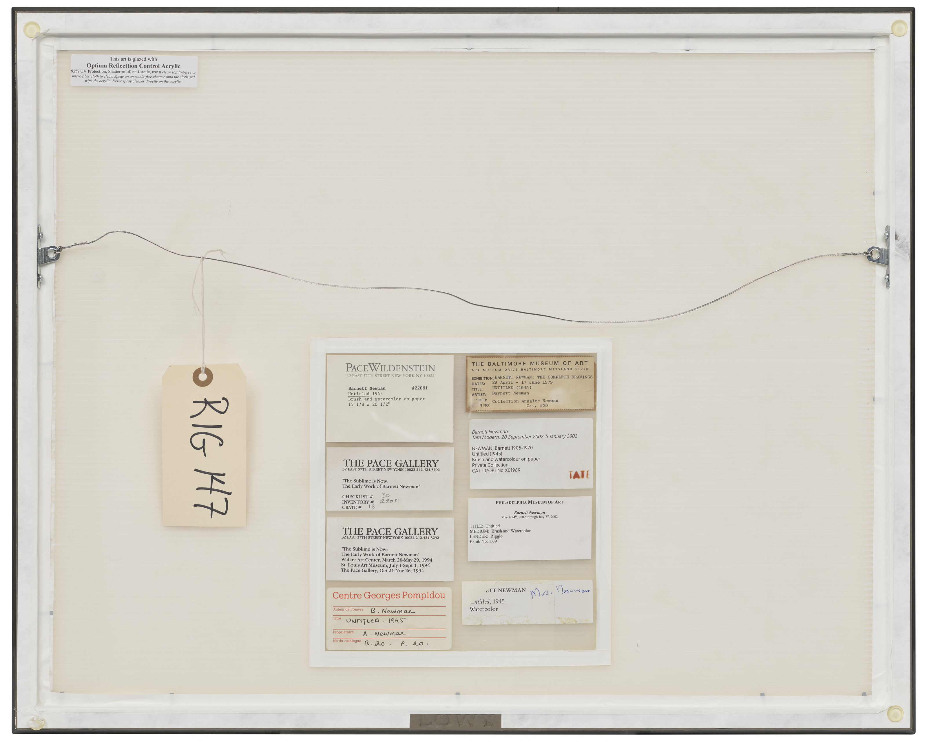 Barnett Newman — Без названия, изображение 3