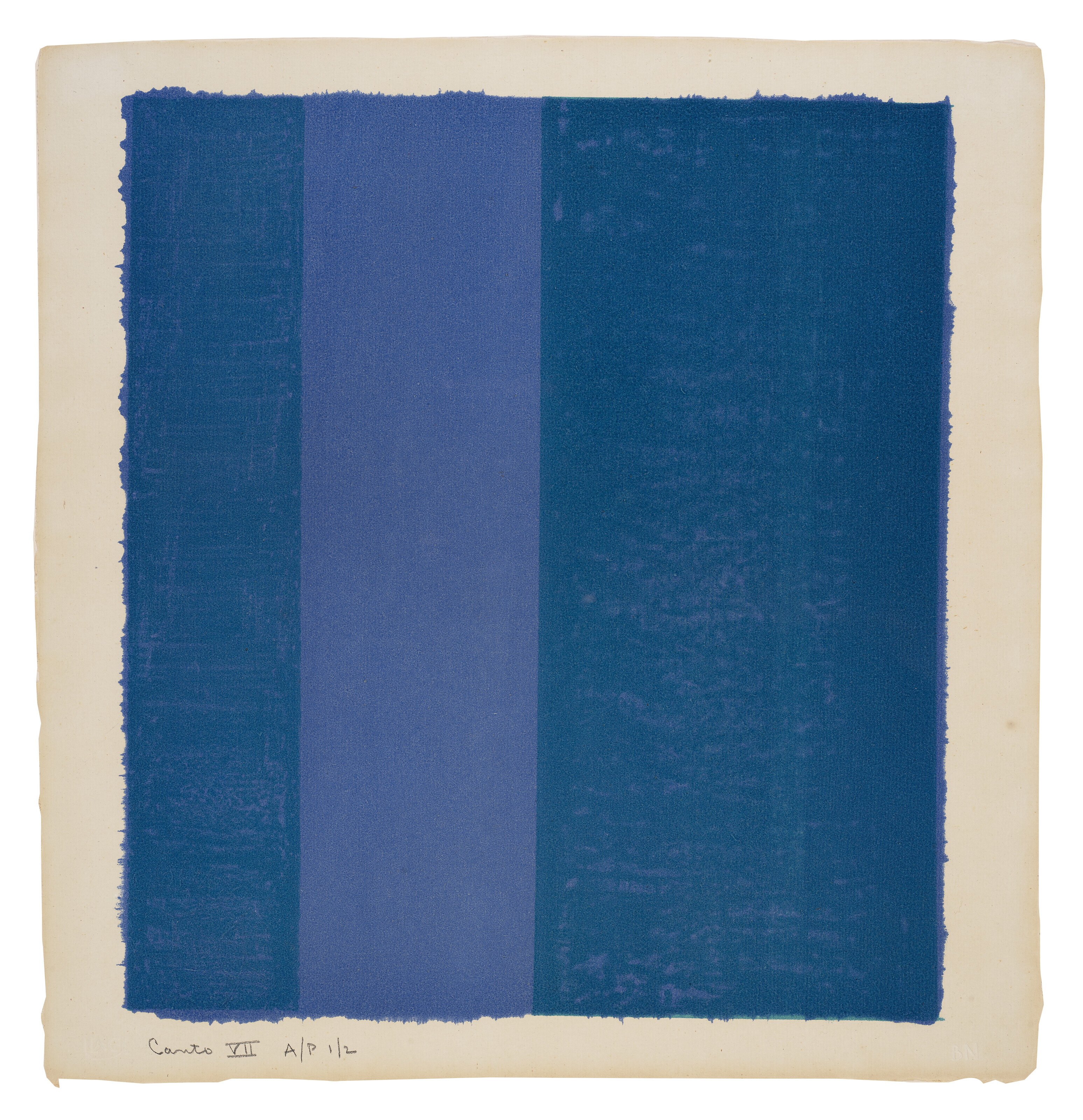 Barnett Newman — Песнь VII, из 18 песен