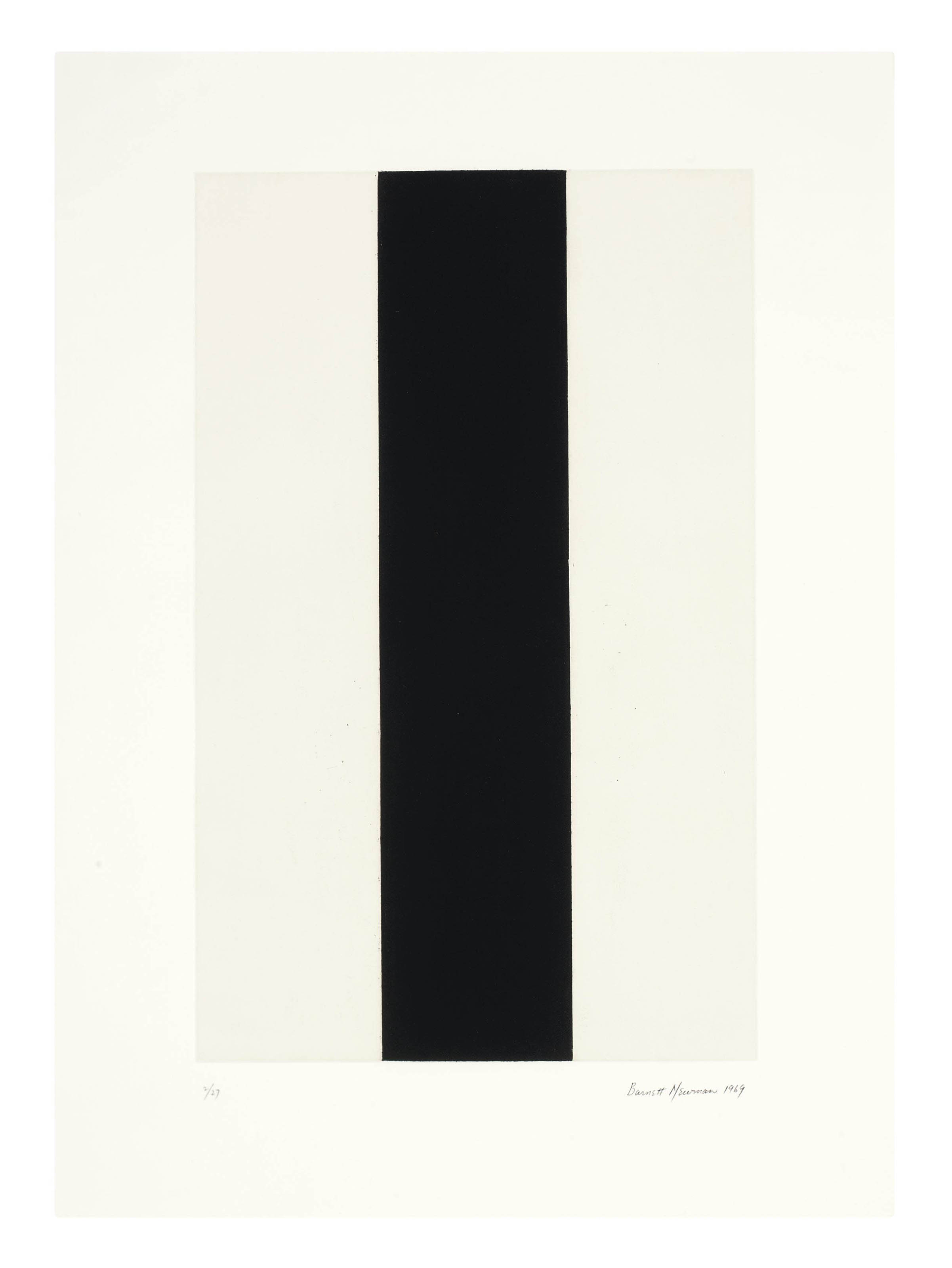Barnett Newman — Гравюра 2 без названия (B.N.F. 250; S. 41)