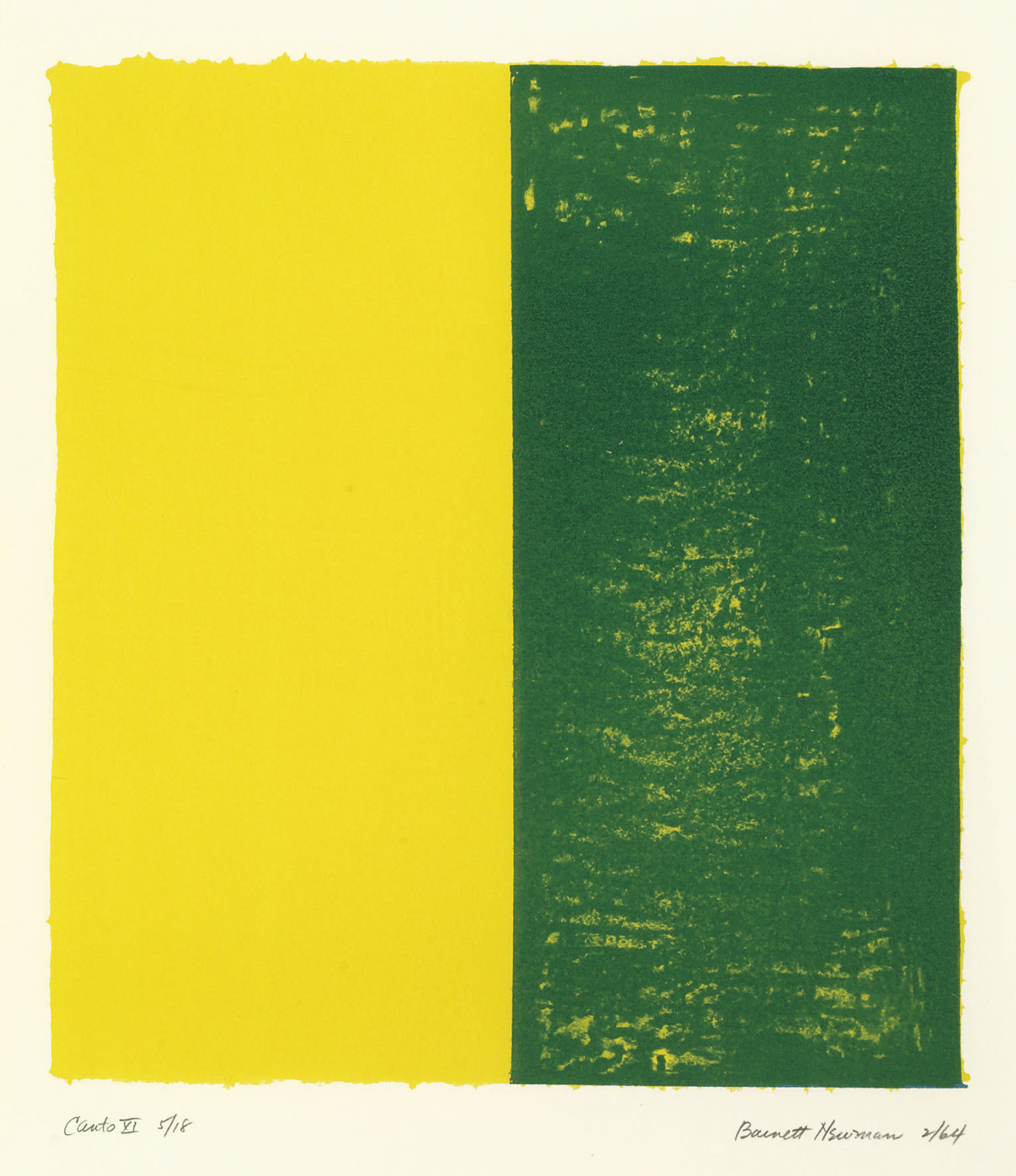 Barnett Newman — Песнь XI, из 18 песен (Б.Н.Ф. 219; С. 13)