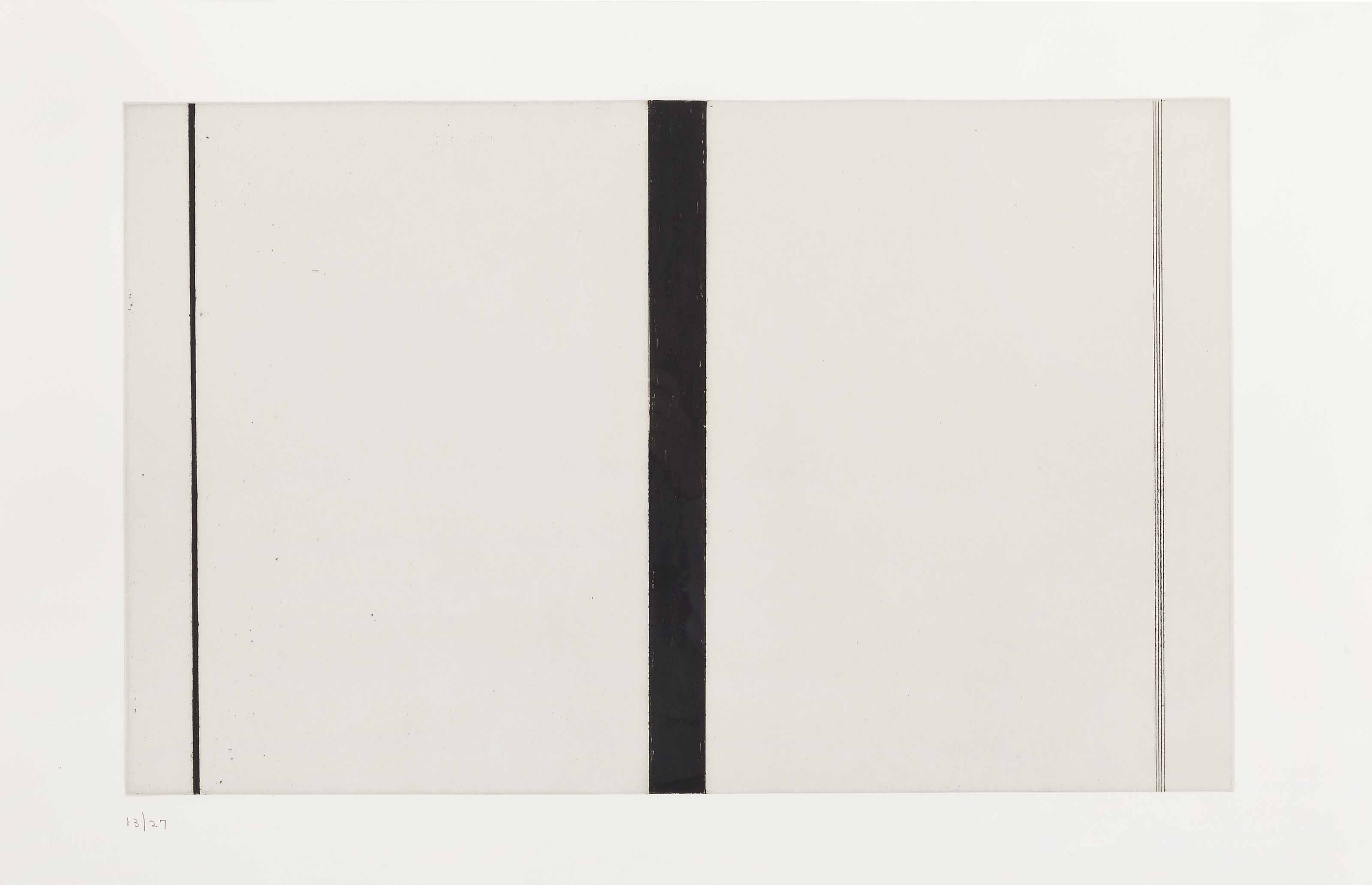 Barnett Newman — Гравюра без названия I
