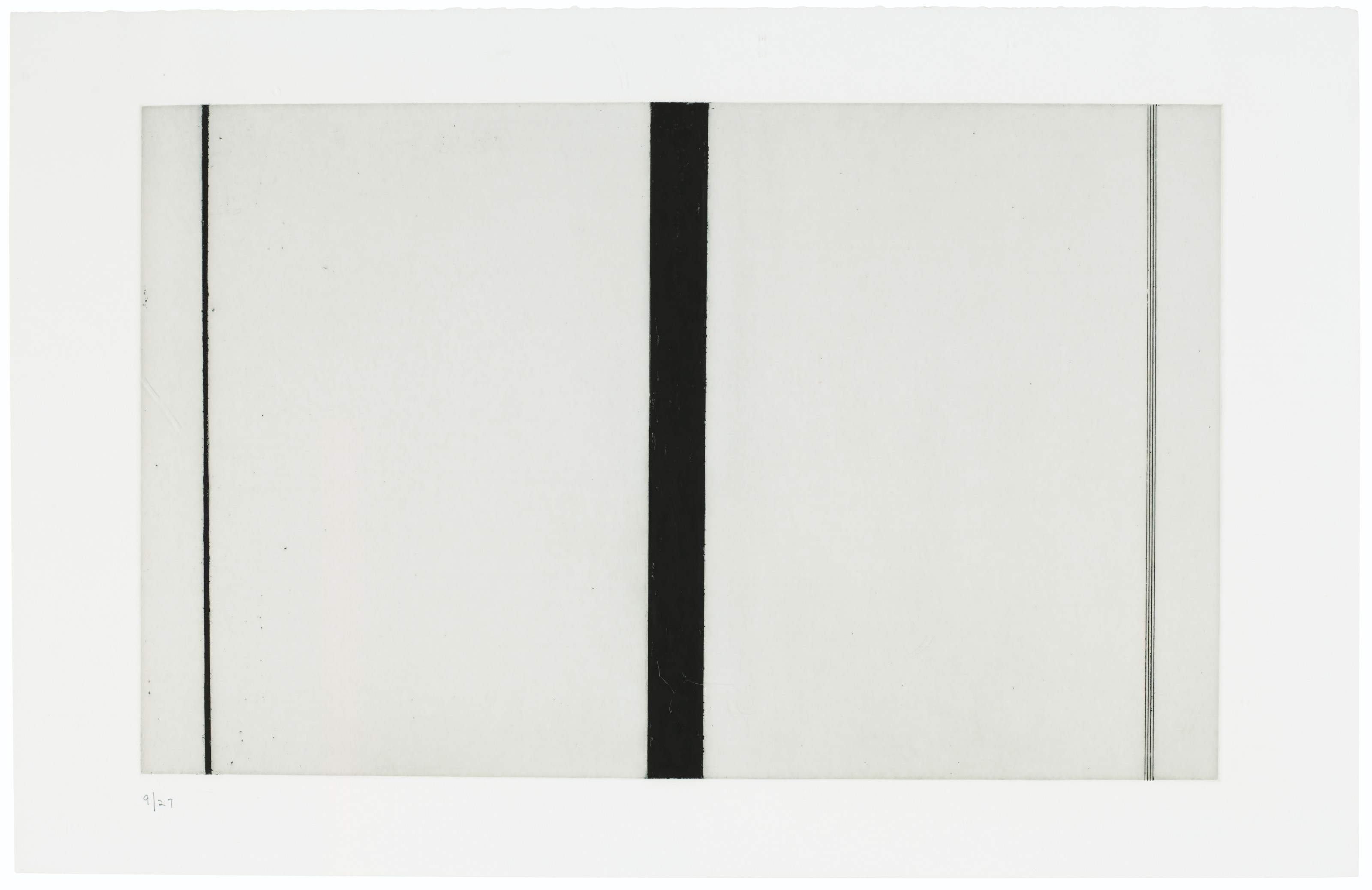 Barnett Newman — Гравюра №1 без названия