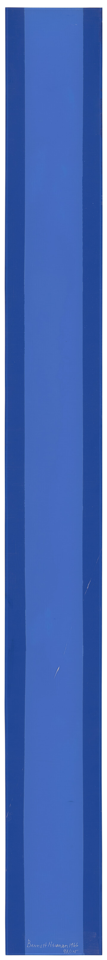 Barnett Newman — Момент, из четырех на оргстекле