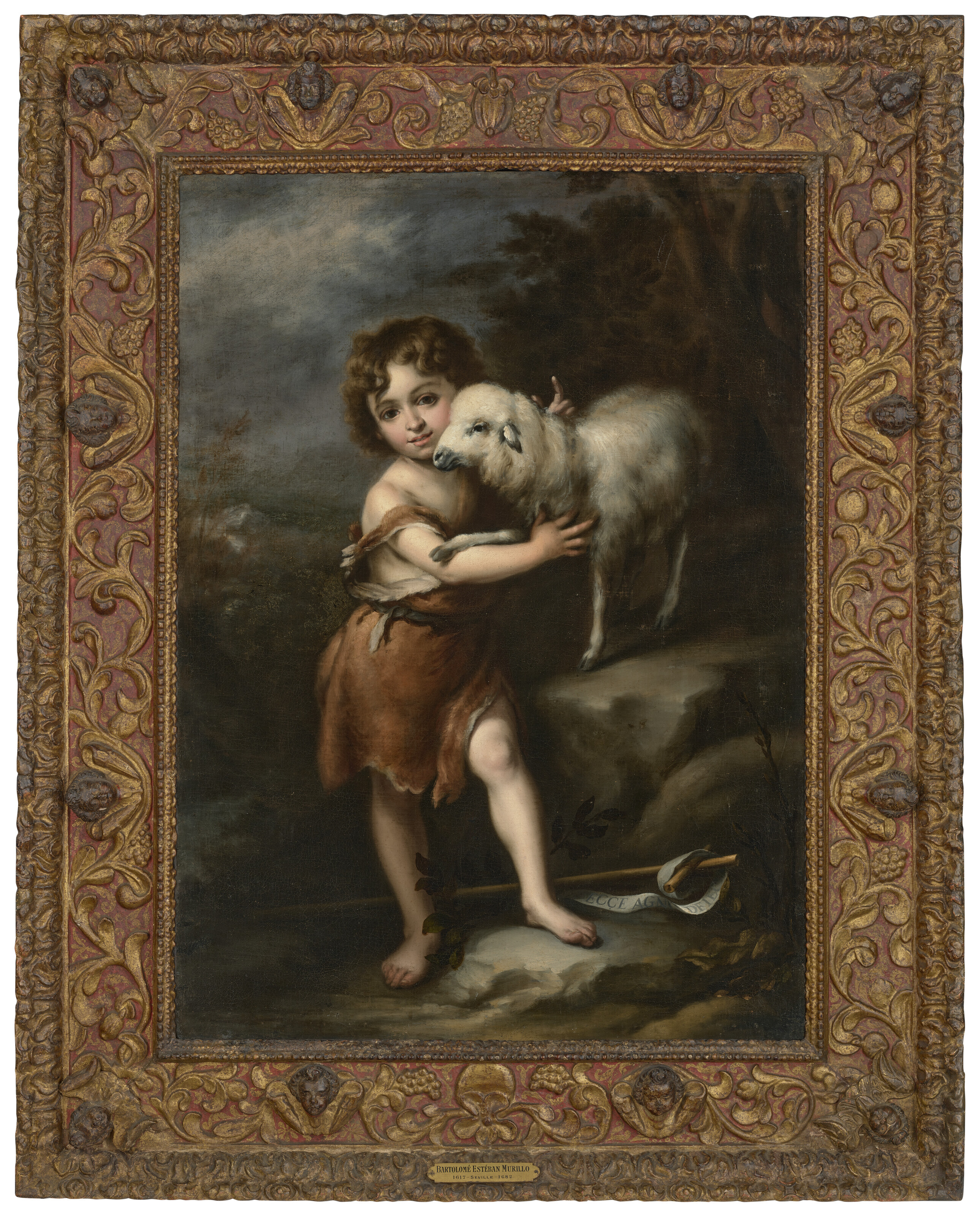 Bartolomé Esteban Murillo — Младенец святой Иоанн Креститель с Агнцем, изображение 2