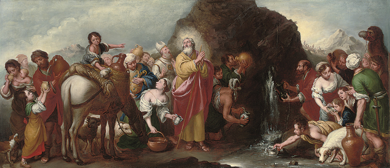 Bartolomé Esteban Murillo — Моисей ударяет по скале