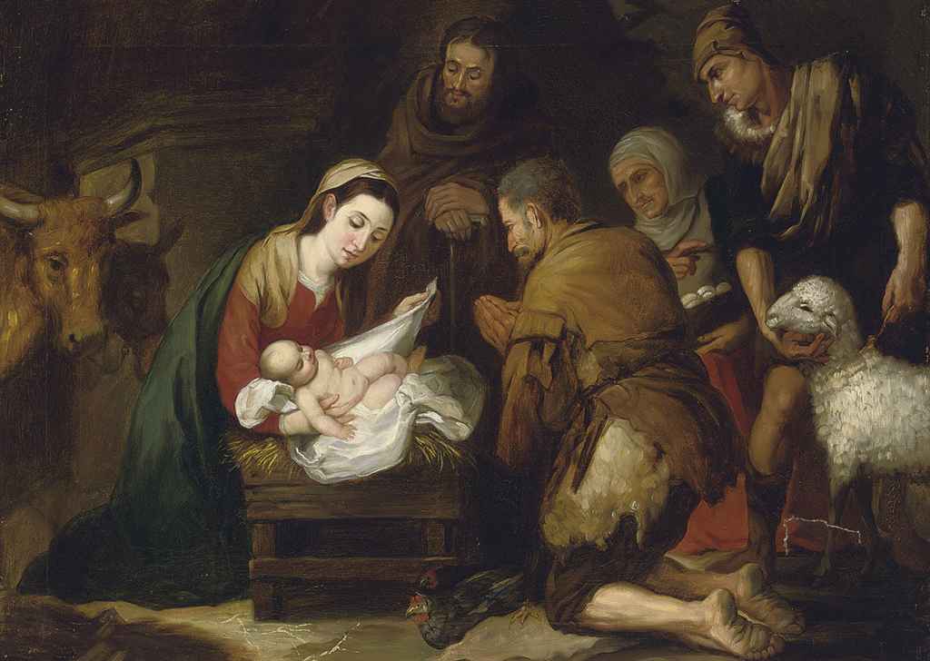Bartolomé Esteban Murillo — Поклонение пастухов