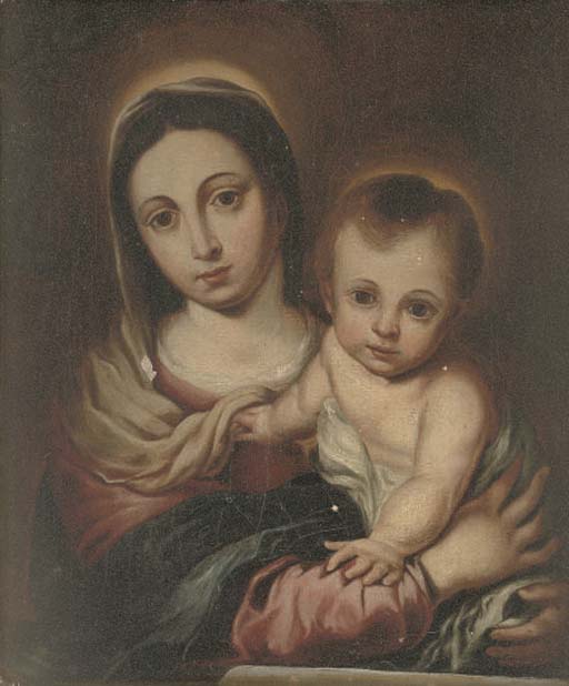 Bartolomé Esteban Murillo — Мадонна с младенцем