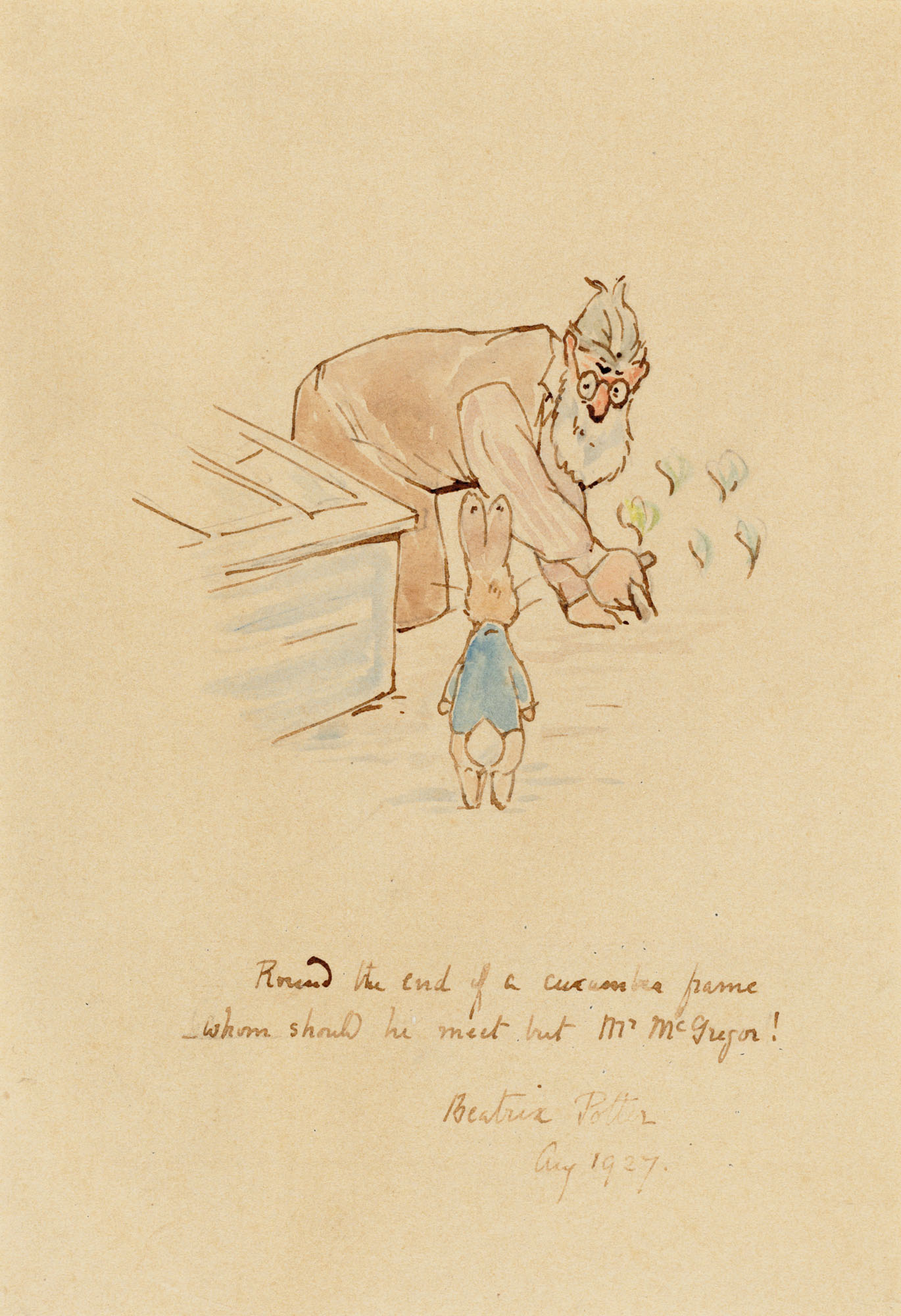 Beatrix Potter — Кролик Питер и мистер Макгрегор