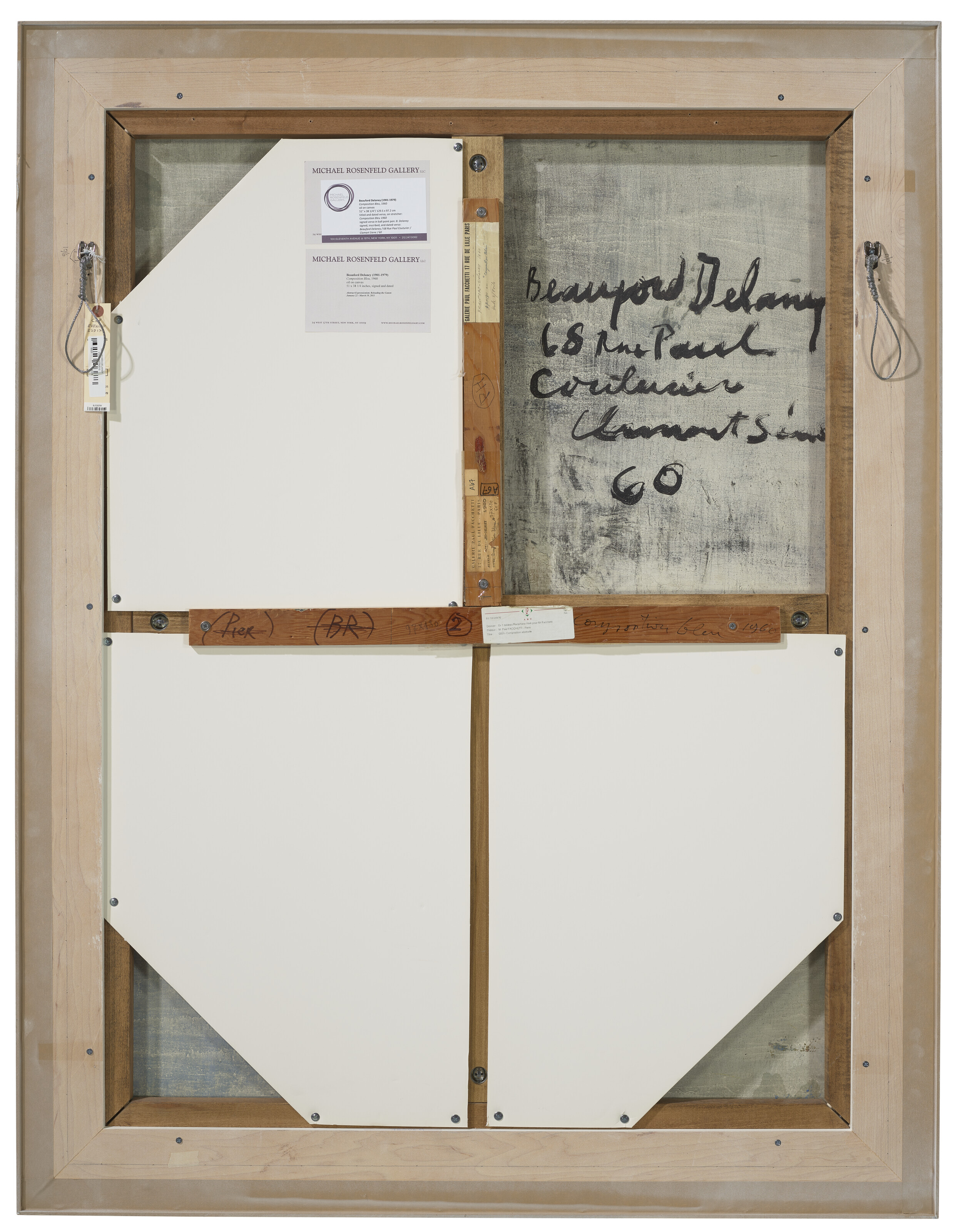Beauford Delaney — Композиция Bleu, изображение 3