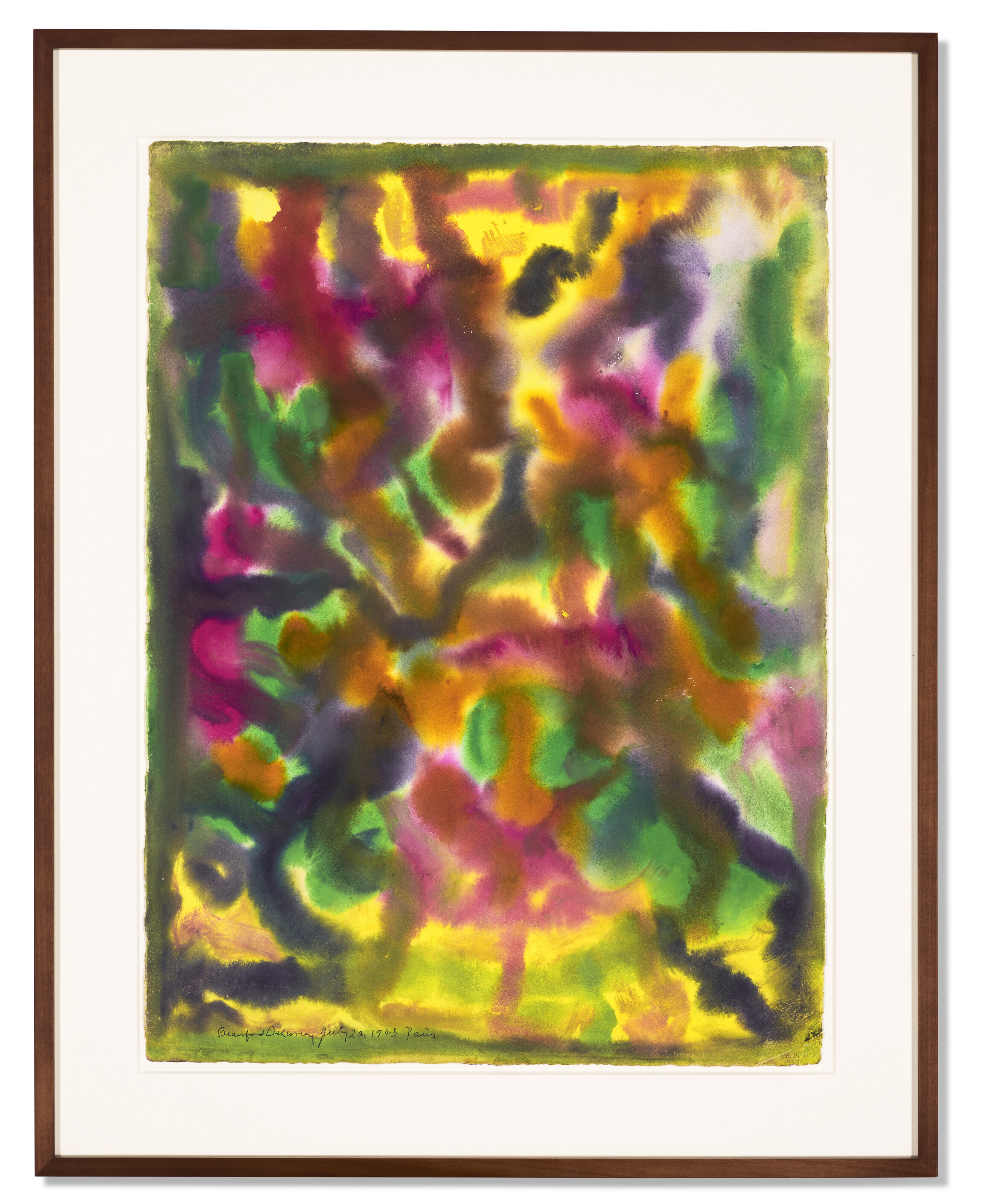 Beauford Delaney — Садовая абстракция, изображение 2