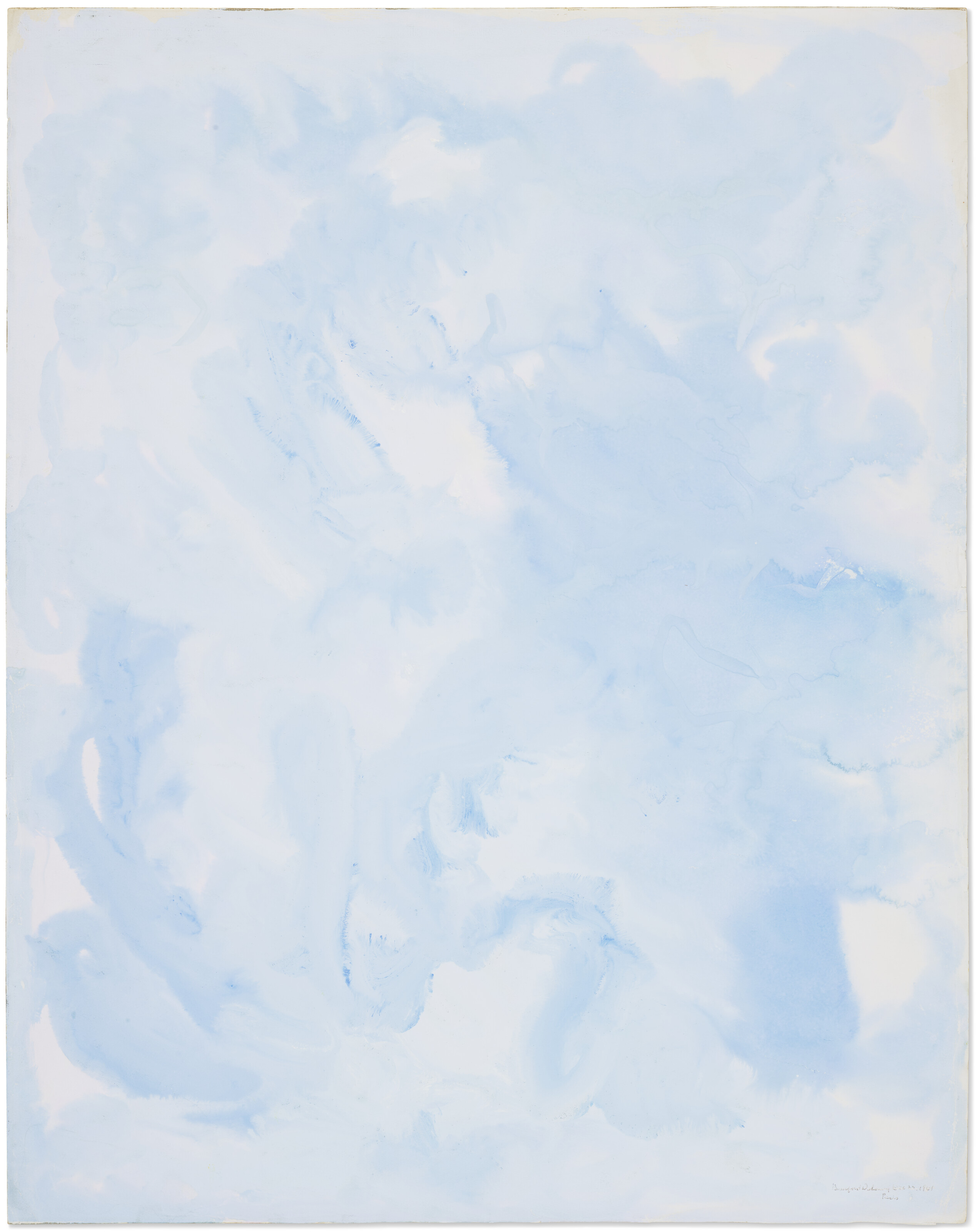 Beauford Delaney — Без названия (Композиция синего цвета)