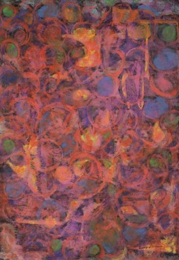Beauford Delaney — Без названия (абстракция)