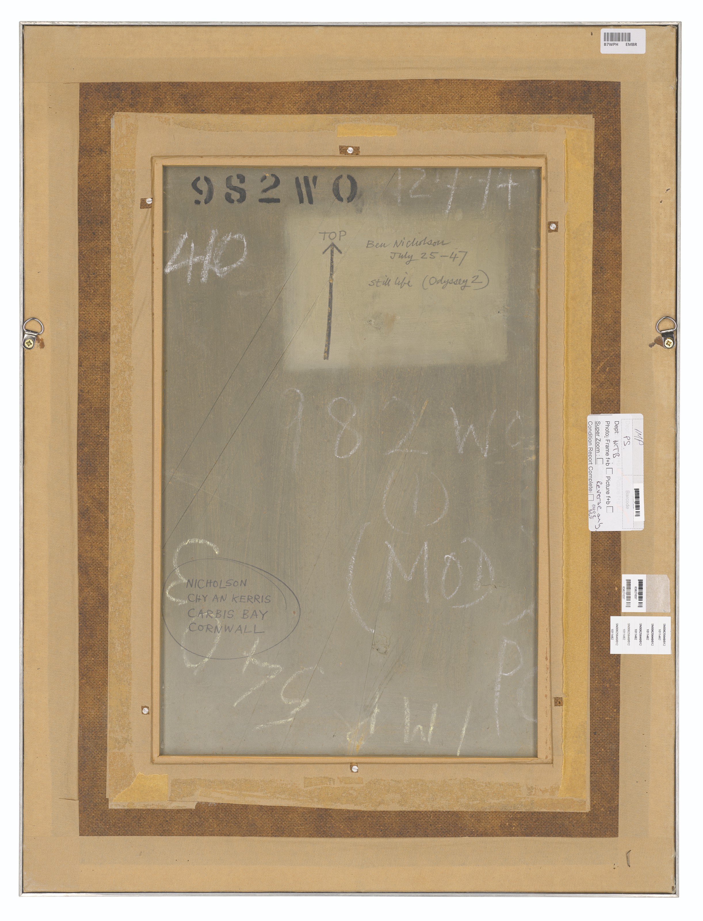 Ben Nicholson — 25-47 июля (натюрморт - Одиссея 2), изображение 2