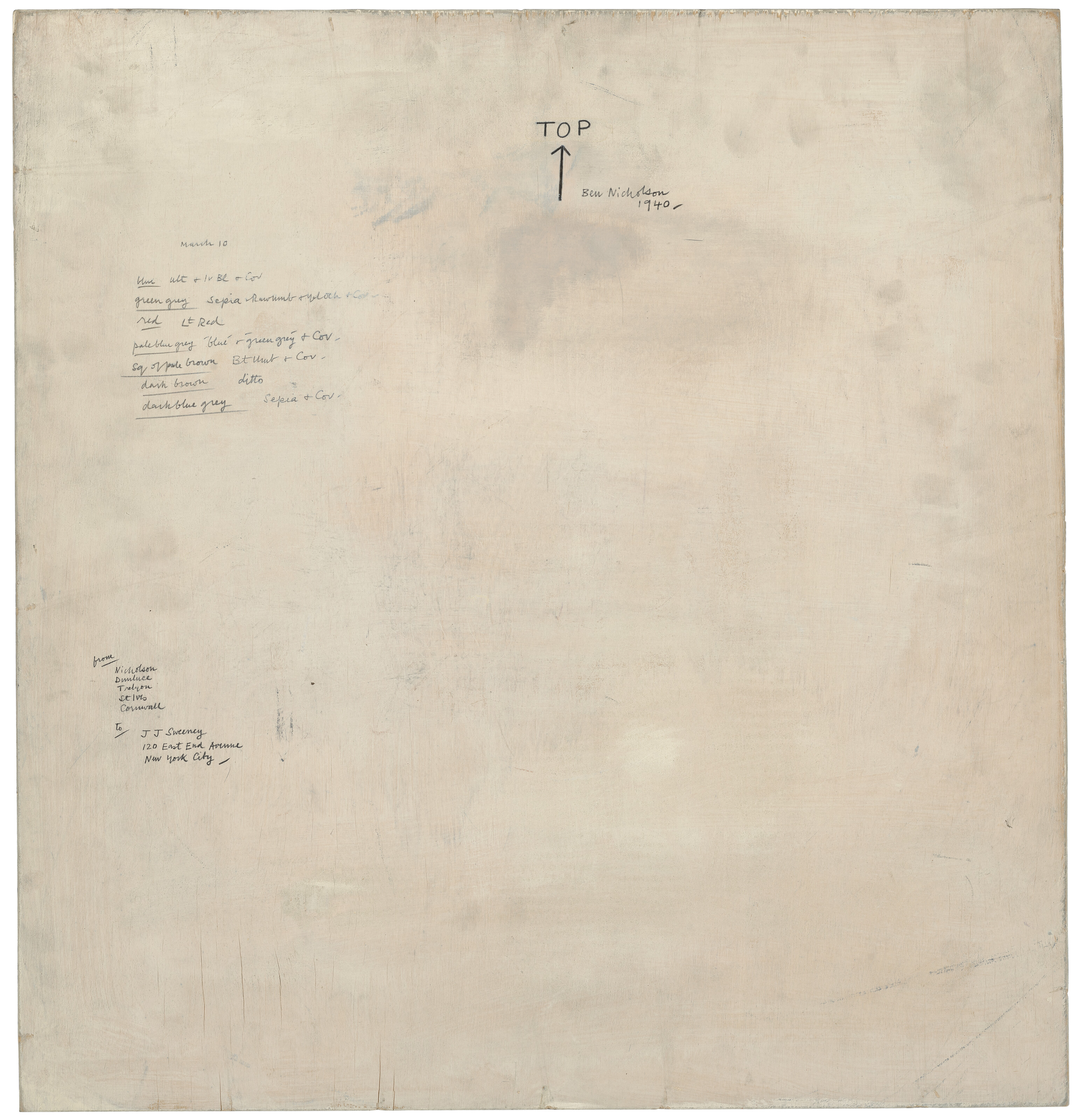 Ben Nicholson — 1940 (раскрашенный рельеф - версия 1), изображение 2