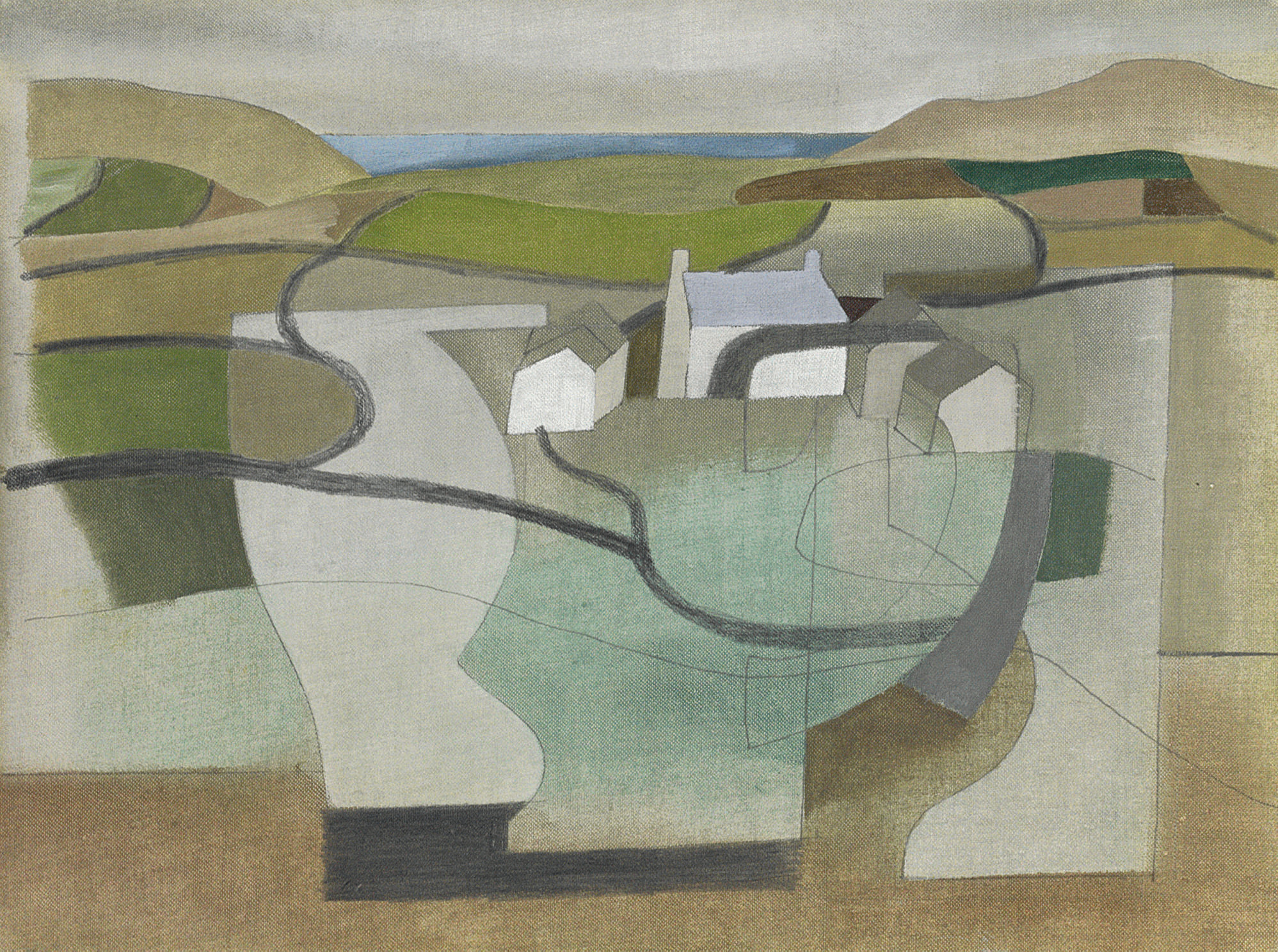 Ben Nicholson — 11-49 июня (Пейзаж Корнуолла)