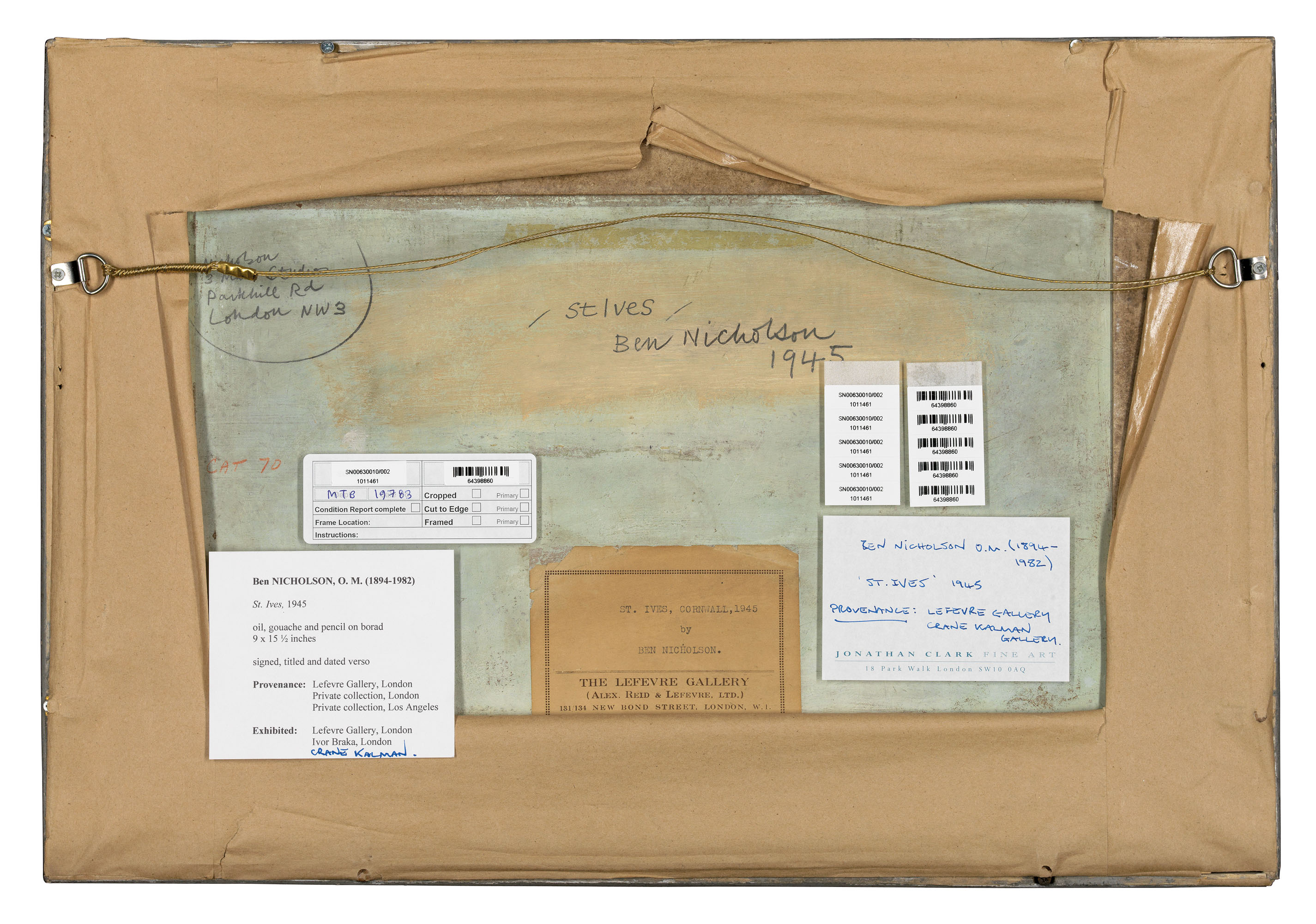 Ben Nicholson — 1945 (Сент-Айвз), изображение 2