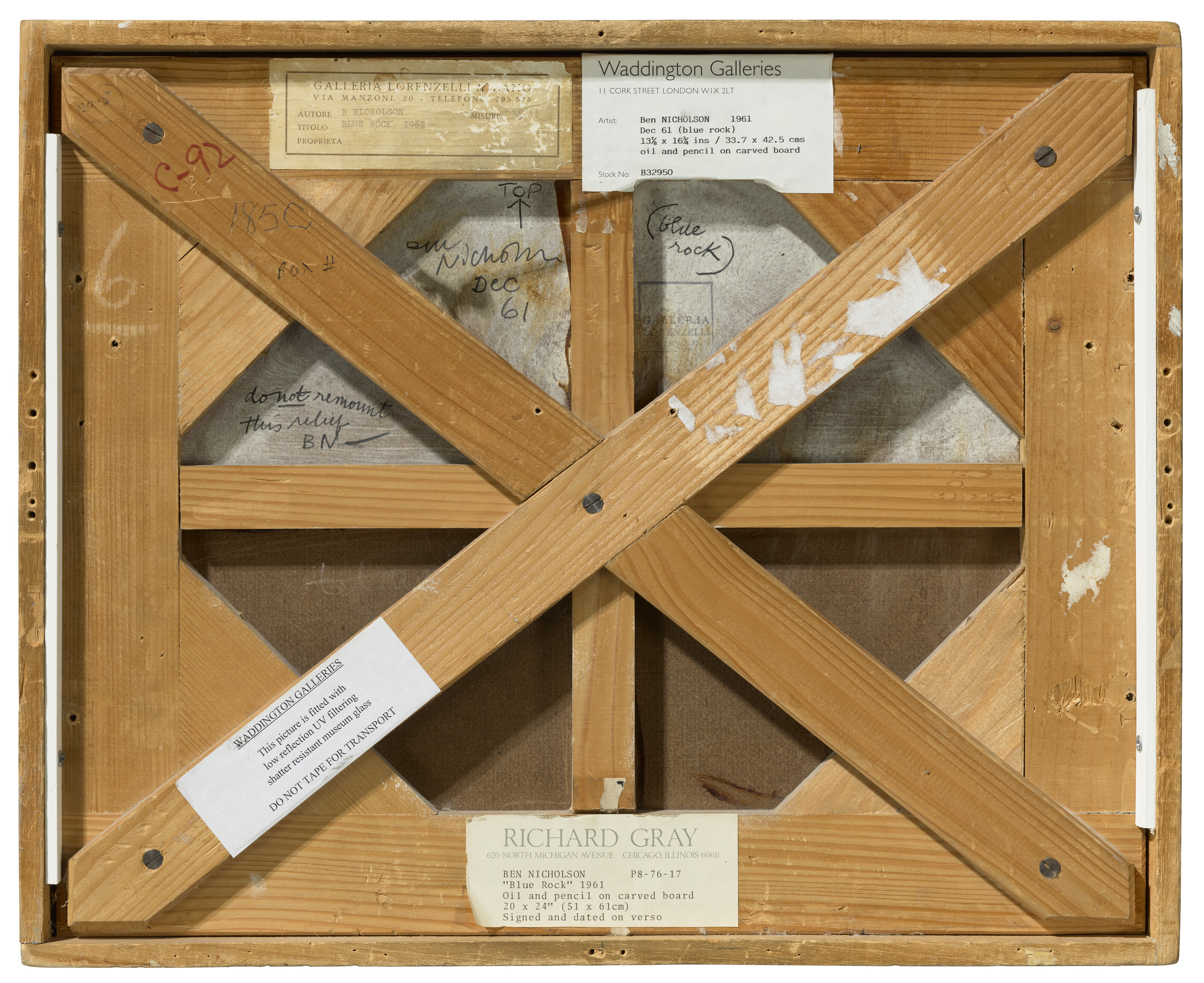 Ben Nicholson — 61 декабря (голубая скала), изображение 2