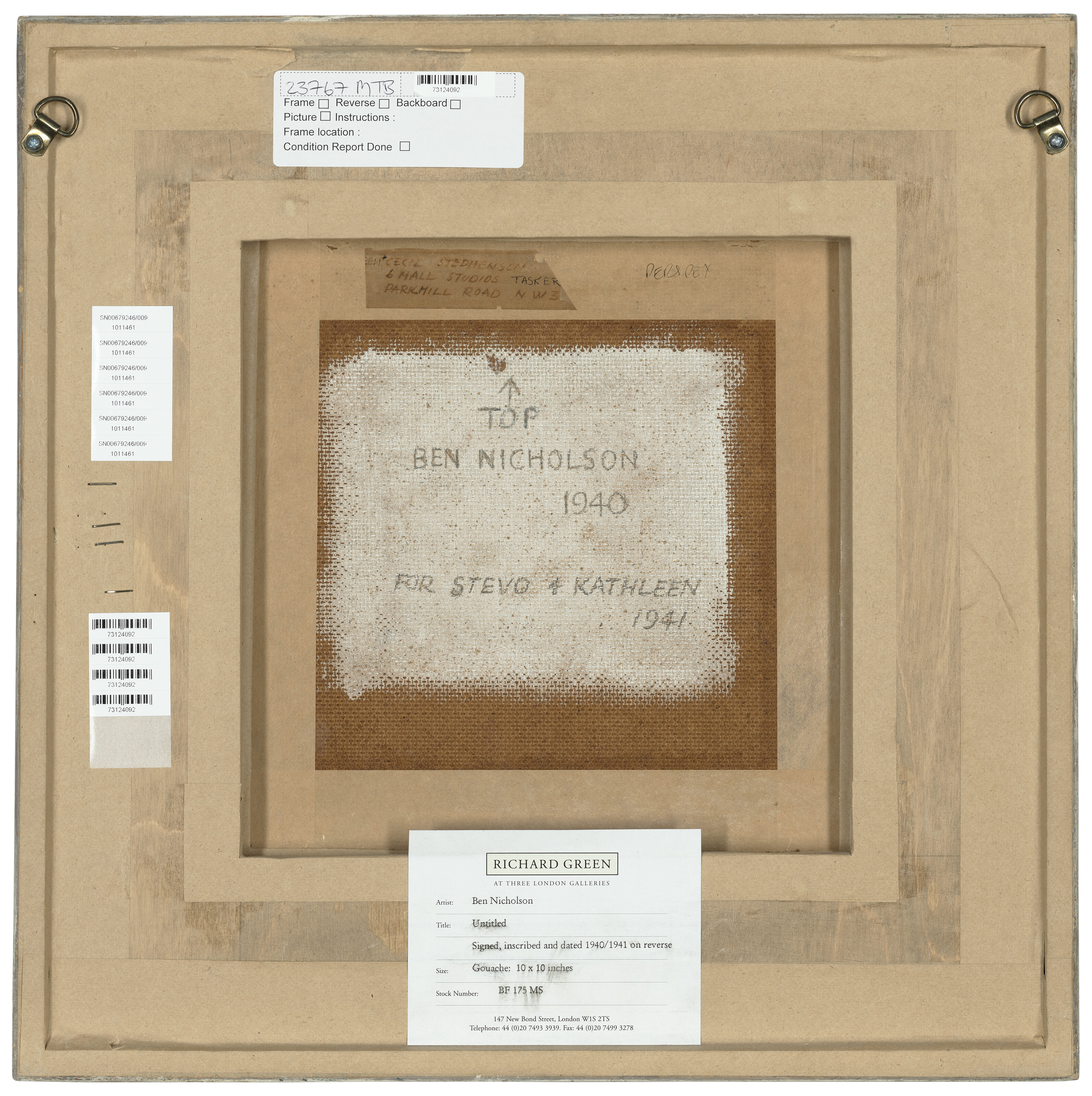 Ben Nicholson — 1940 (живопись), изображение 3