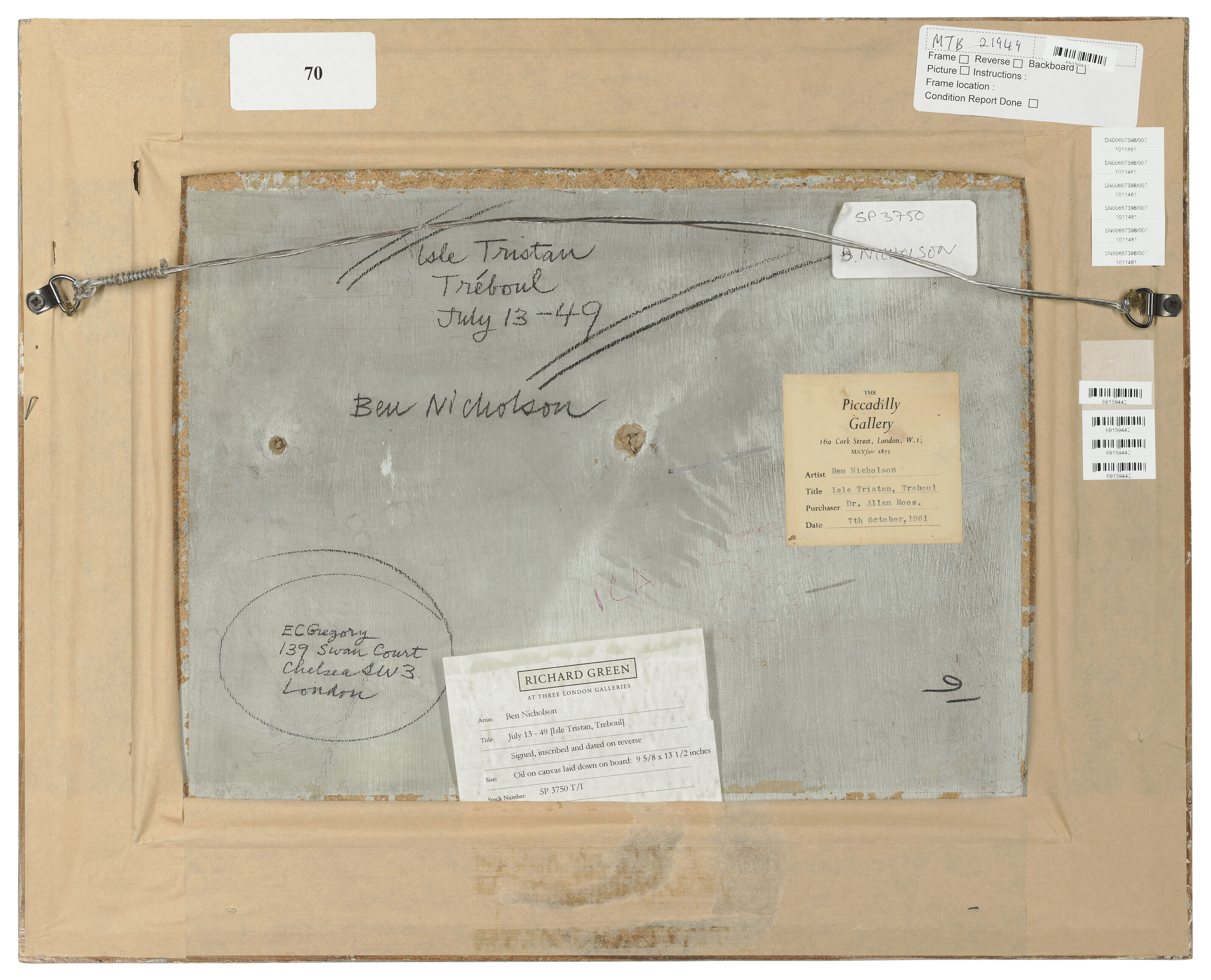 Ben Nicholson — 13-49 июля (остров Тристан, Требуль), изображение 3