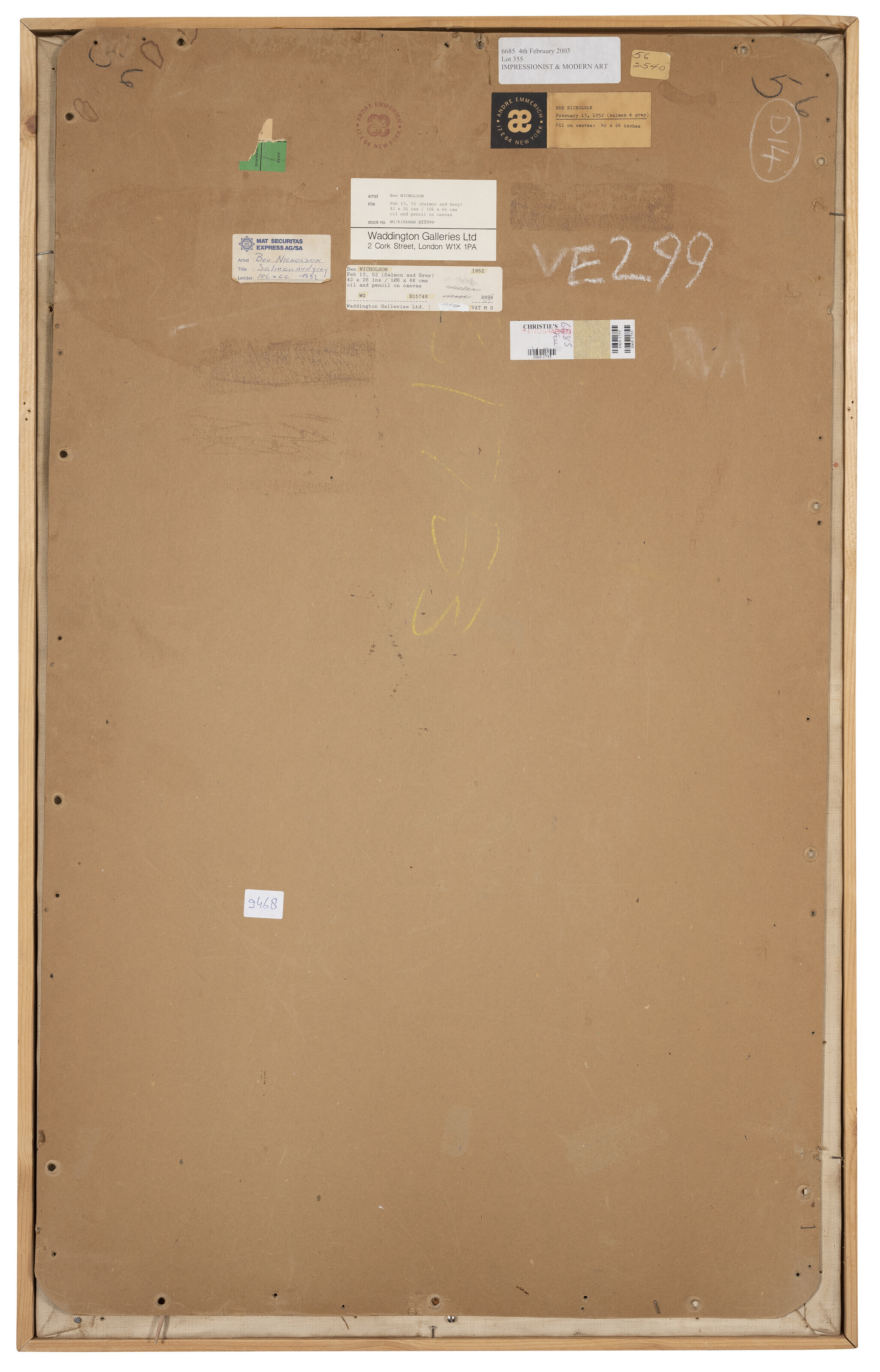 Ben Nicholson — 13 февраля - 52 (лососевый + серый), изображение 4