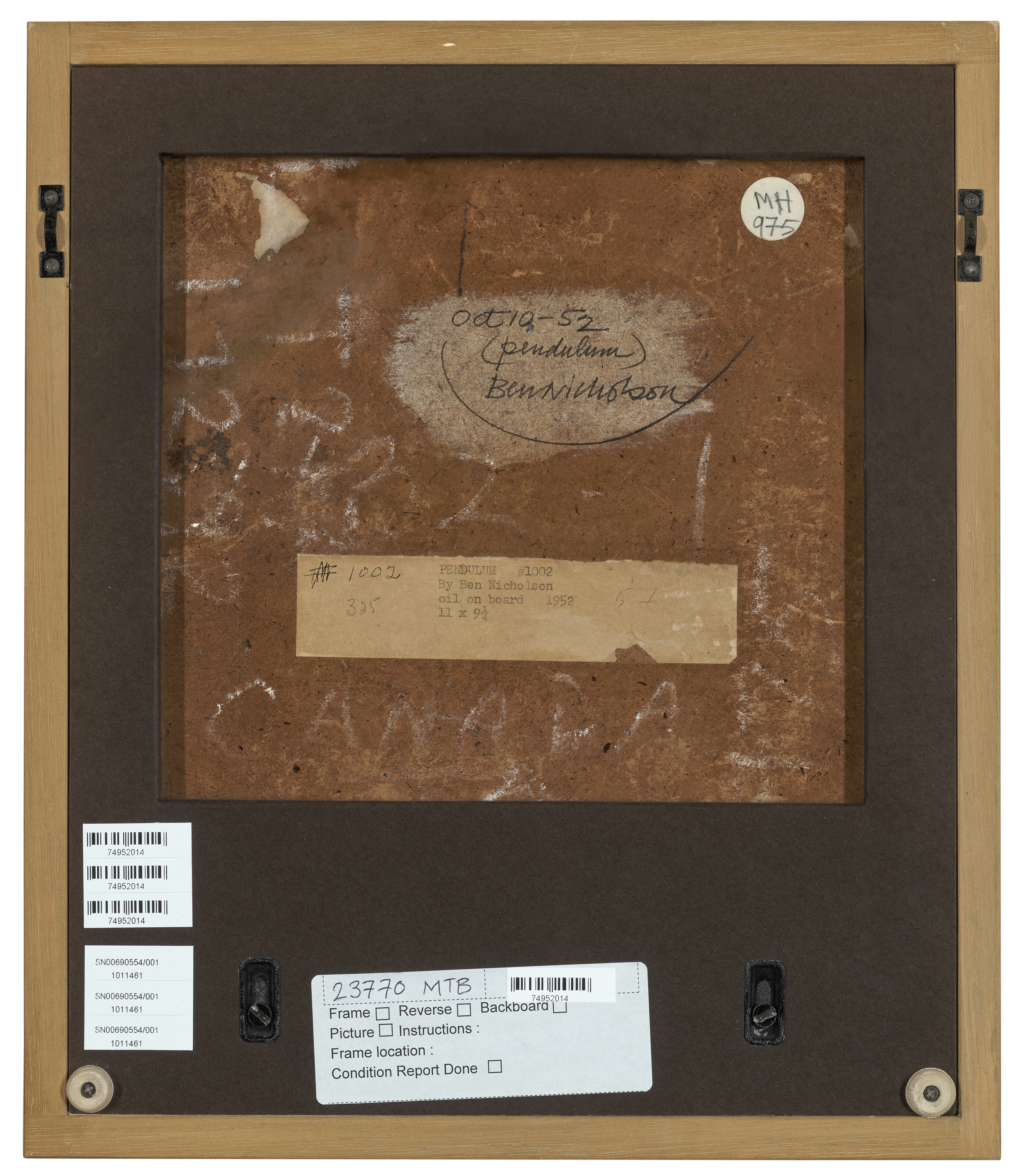 Ben Nicholson — 10-52 октября (маятниковый), изображение 3