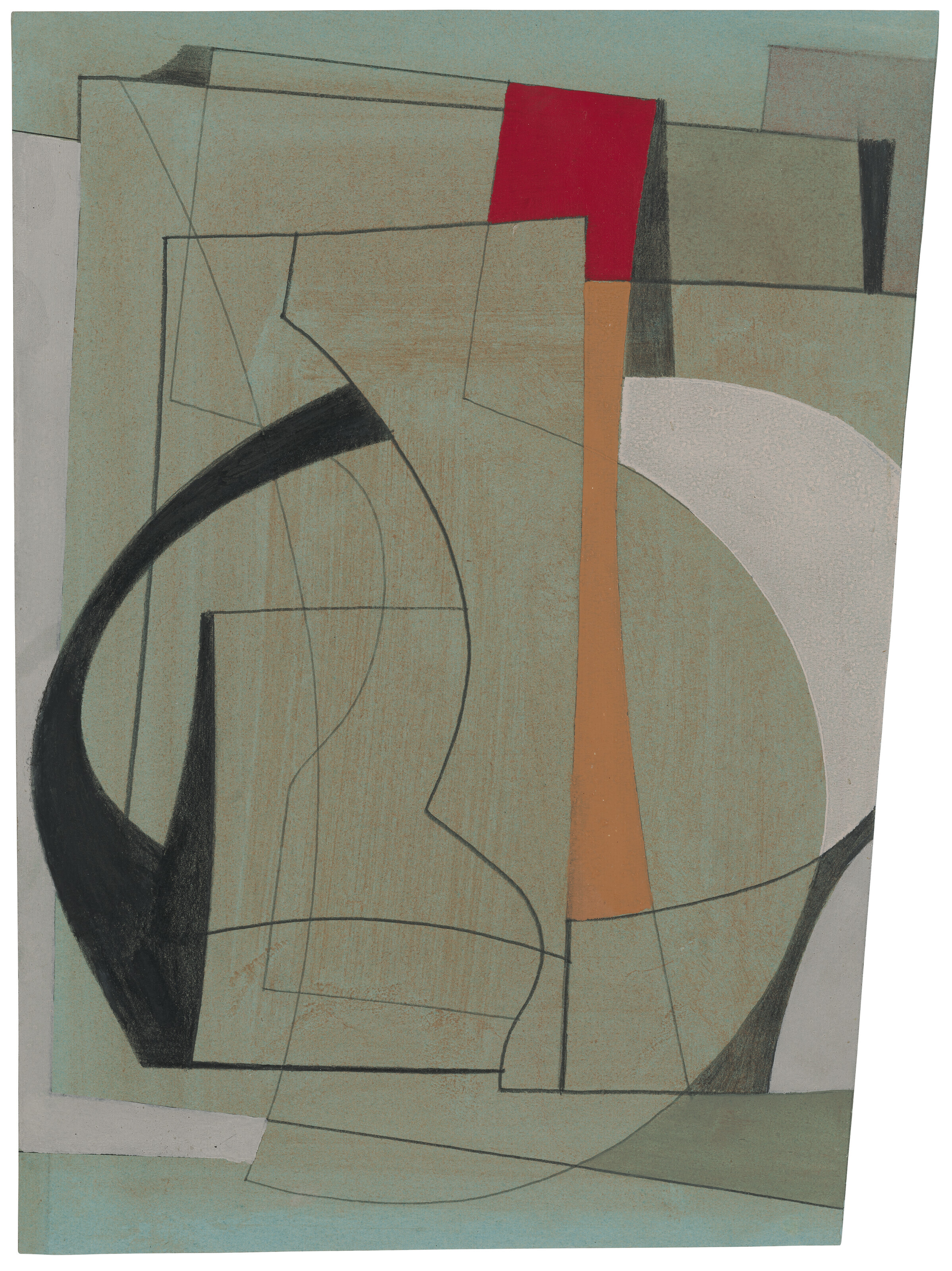 Ben Nicholson — 16 июля - 54 (натюрморт в тени), изображение 2