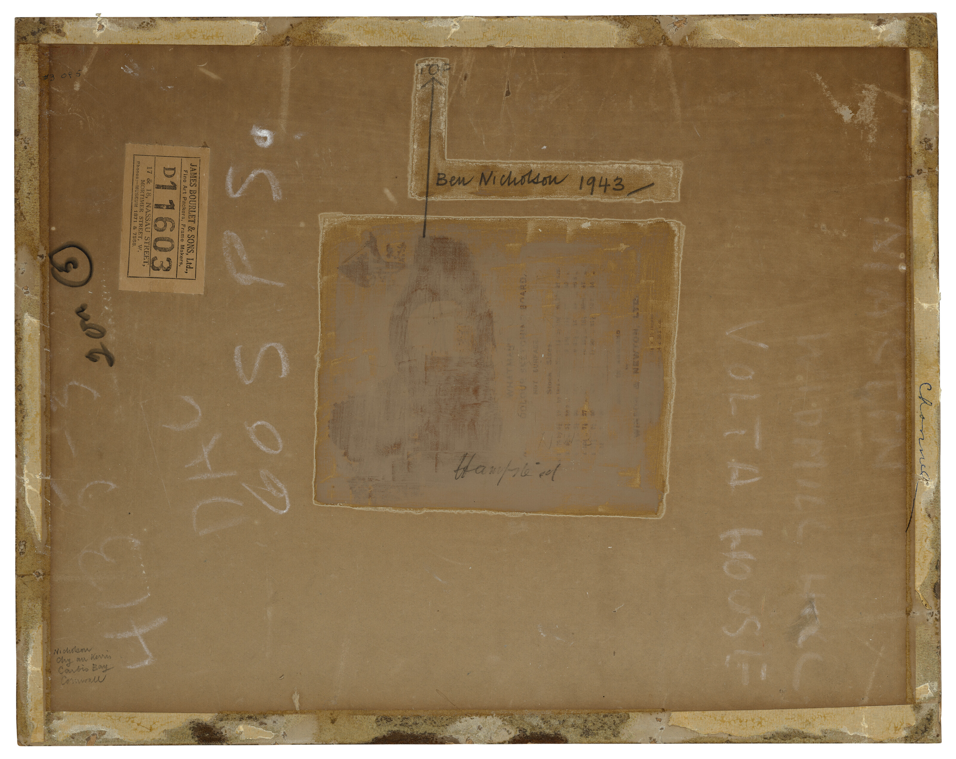 Ben Nicholson — 1943 (раскрашенный рельеф), изображение 3