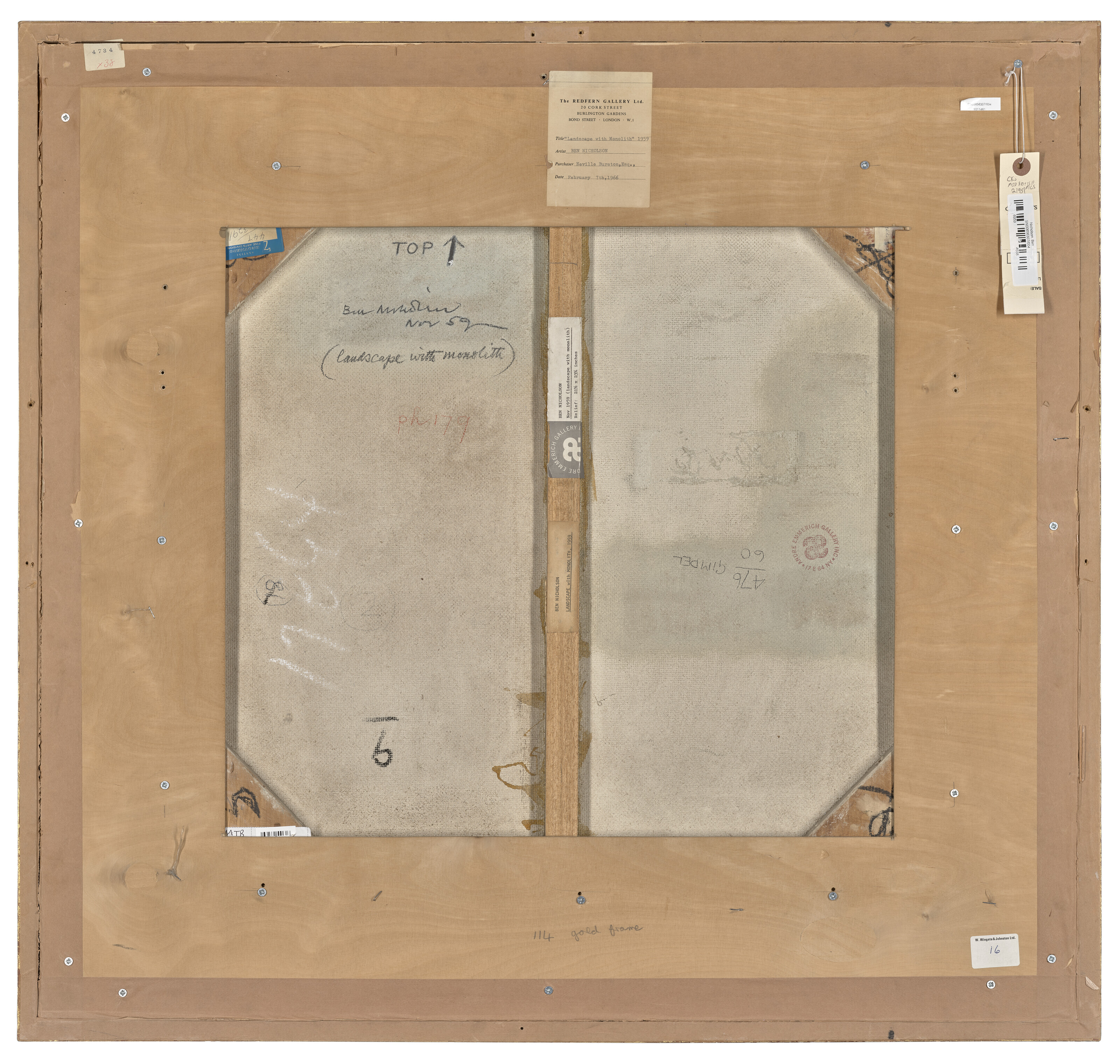 Ben Nicholson — 59 ноября (пейзаж с монолитом), изображение 4