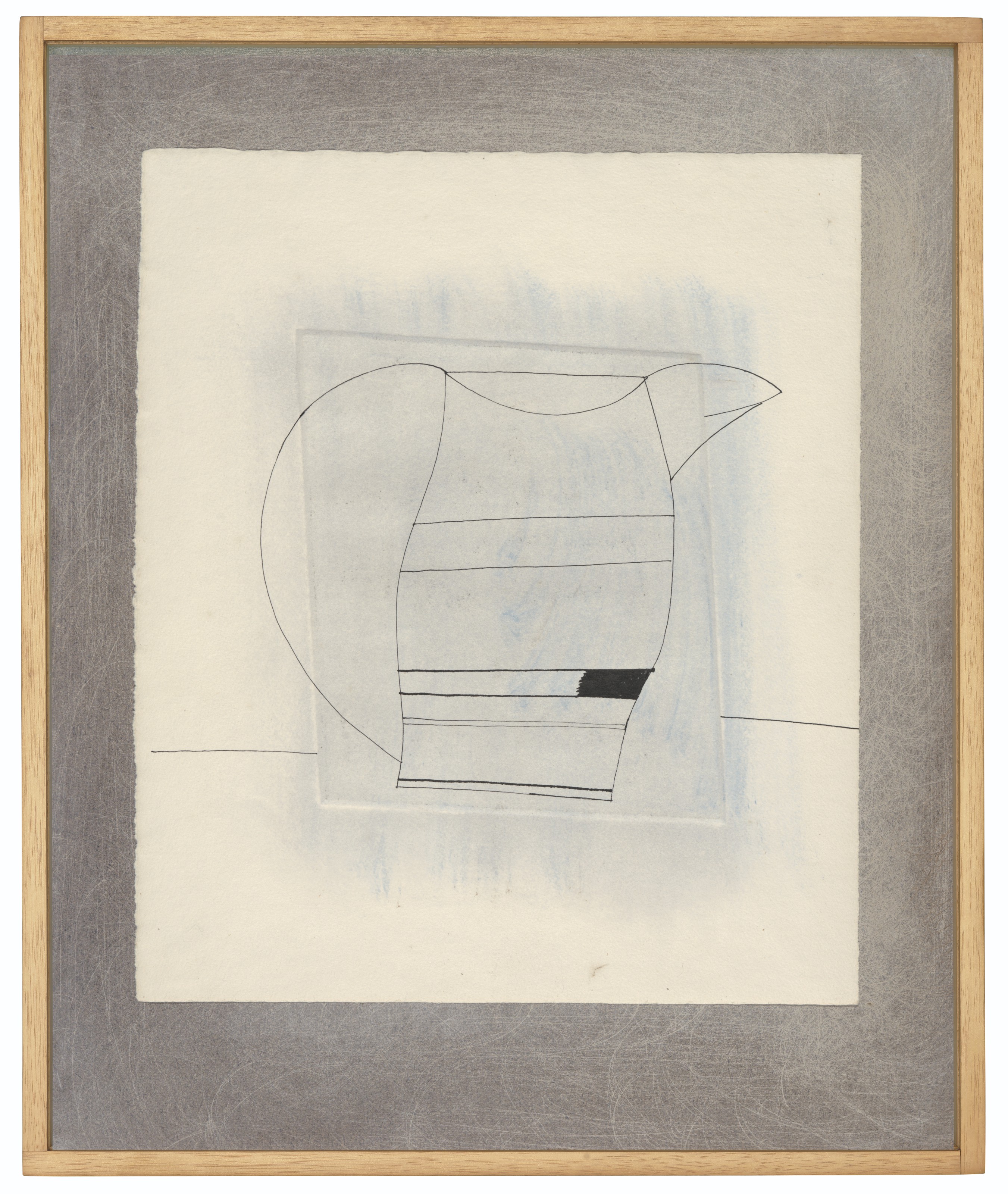 Ben Nicholson — 1970 ("голубой кувшин"), изображение 2