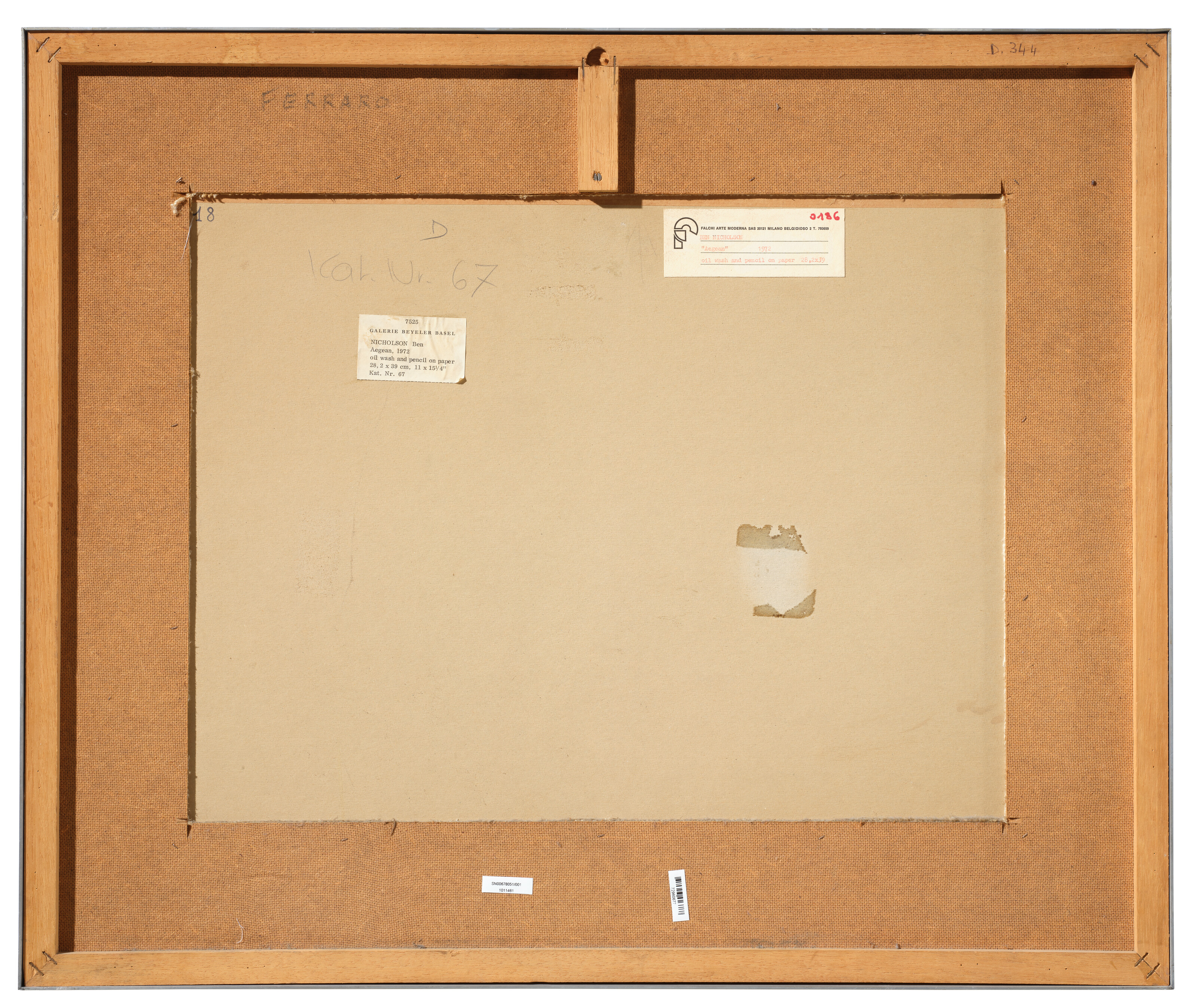Ben Nicholson — 1972 (Эгейское море), изображение 3