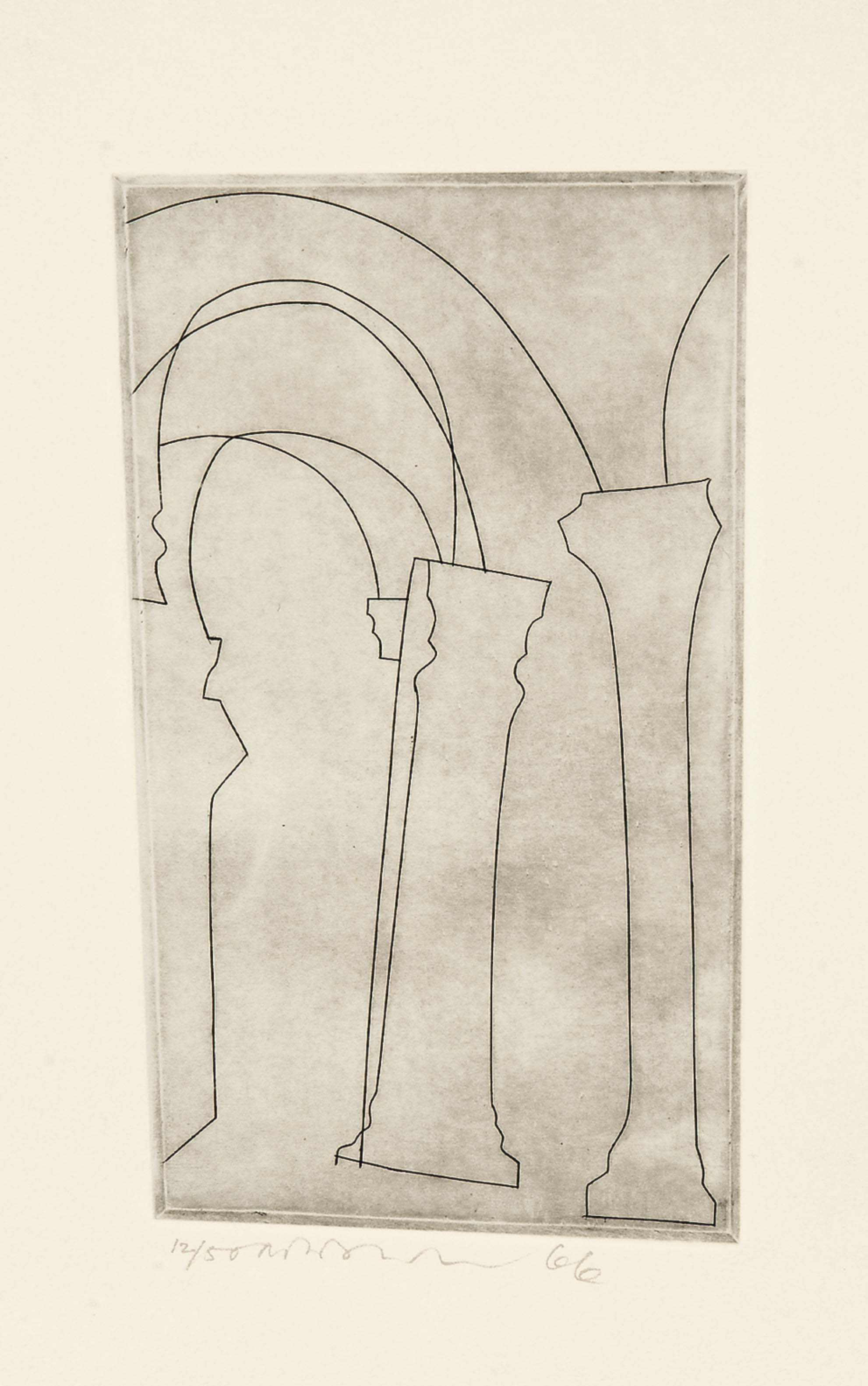 Ben Nicholson — Тосканские колонны (Лафранка, 34)