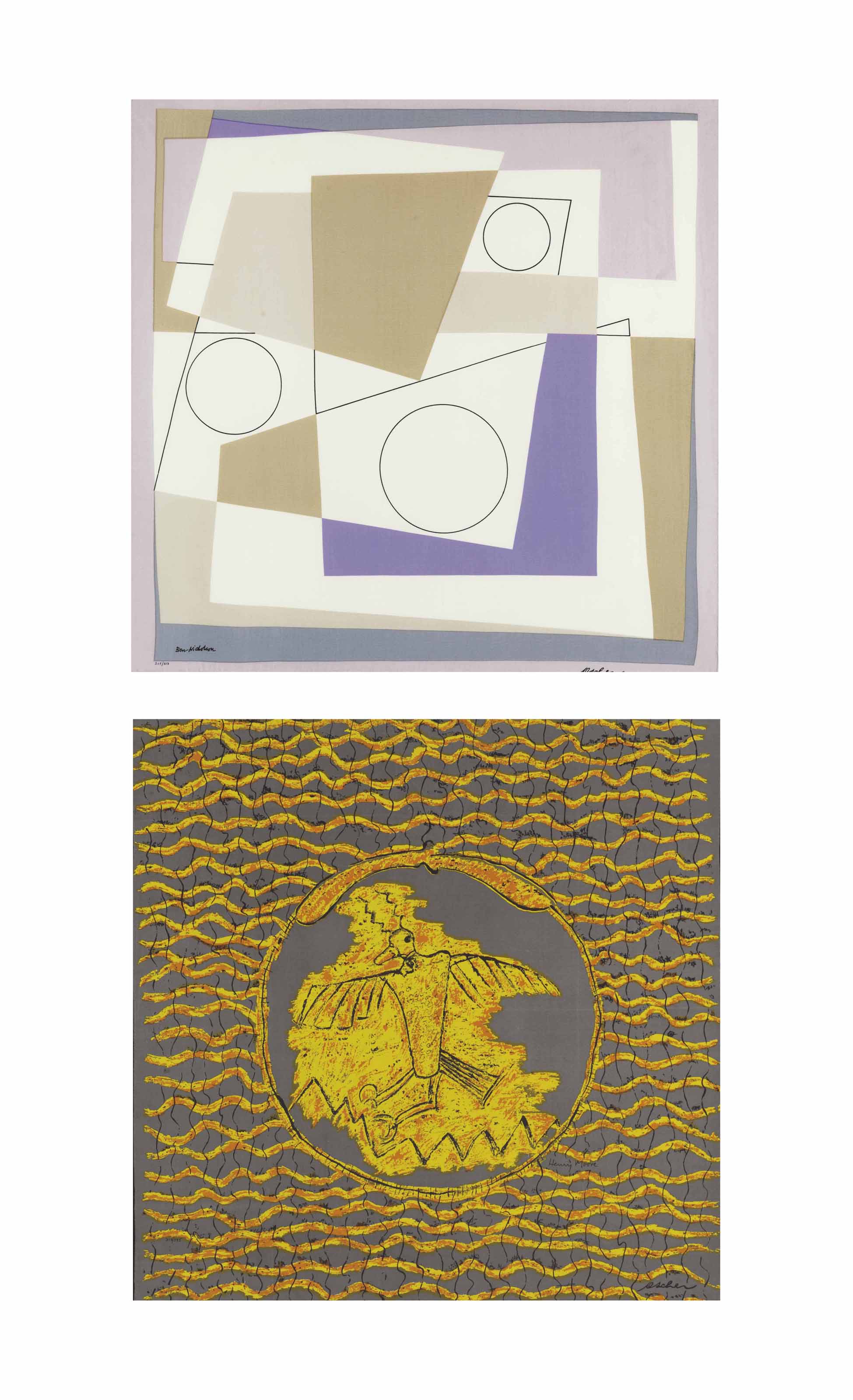 Ben Nicholson — Лунный свет; Птица